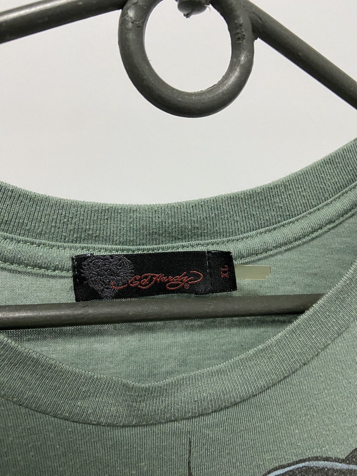 Ed Hardy × Vintage Ed Hardy T Shirt Vintage Big Logo Tattoos Pantera Size US XL / EU 56 / 4 - 5 Thumbnail