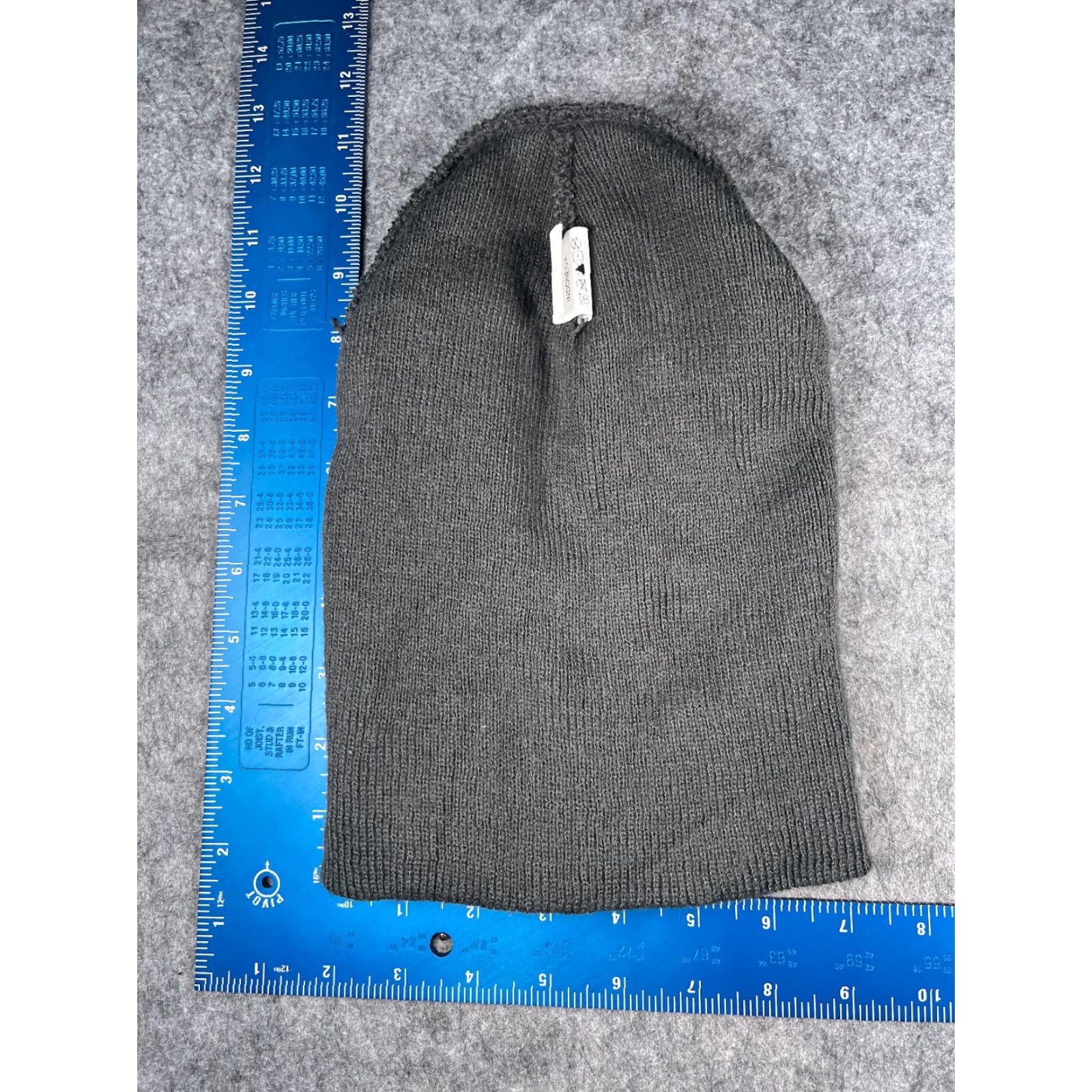 Vintage Crossland Yampa Valley Bank Beanie Toque Adult One Size Gray Knit Acrylic Embroidered Beanie Size ONE SIZE - 6 Thumbnail