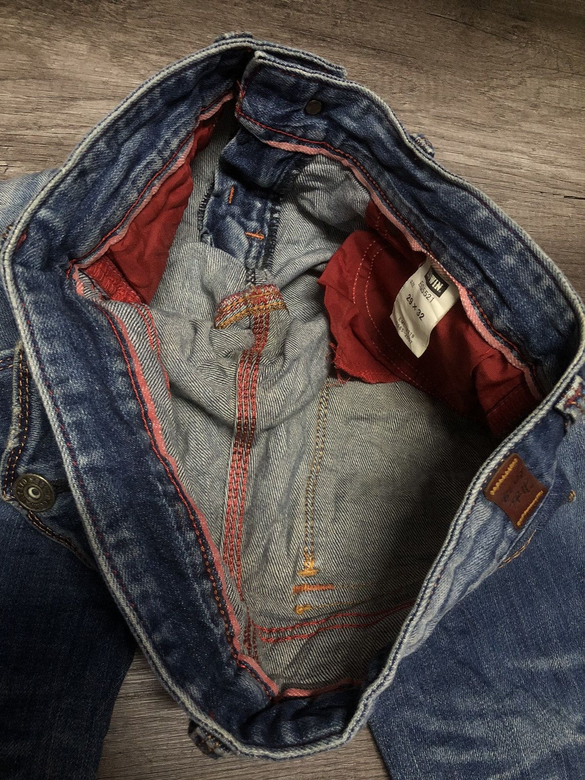 Edwin × Vintage VINTAGE EDWIN BLUE TRIP SELVEDGE DENIM Size 30" / US 8 / IT 44 - 20 Thumbnail