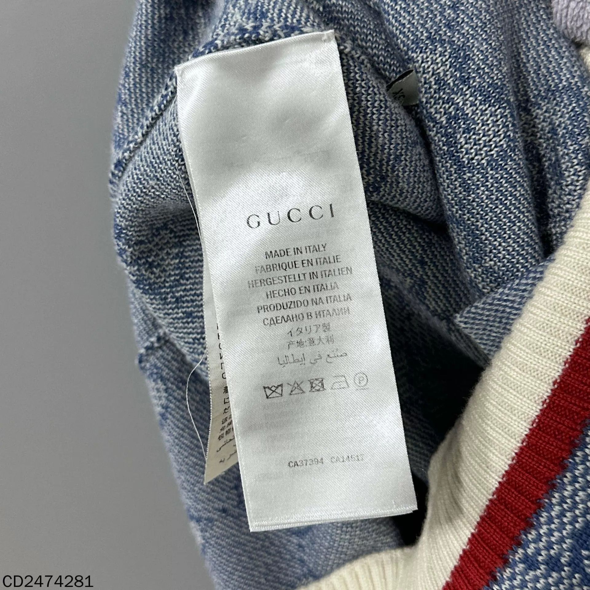 Gucci GUCCI women's blue all-over jacquard dress XS Size XS / US 0-2 / IT 36-38 - 4 Thumbnail
