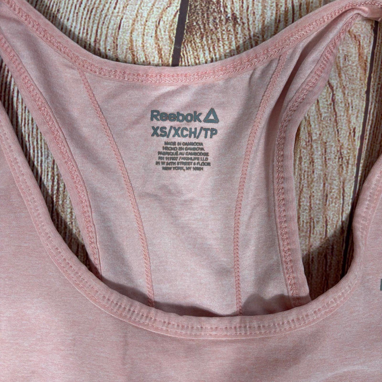 Reebok Reebok Women's Pink Racerback Tank Top XS Size XS / US 0-2 / IT 36-38 - 2 Thumbnail