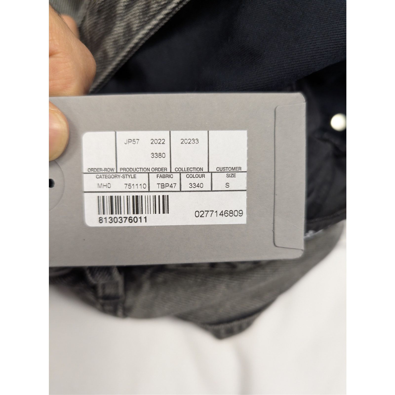 Balenciaga o1rshd1 Organic Japanese Medium Fit Pants in Eco Black Size US 30 / EU 46 - 22 Thumbnail