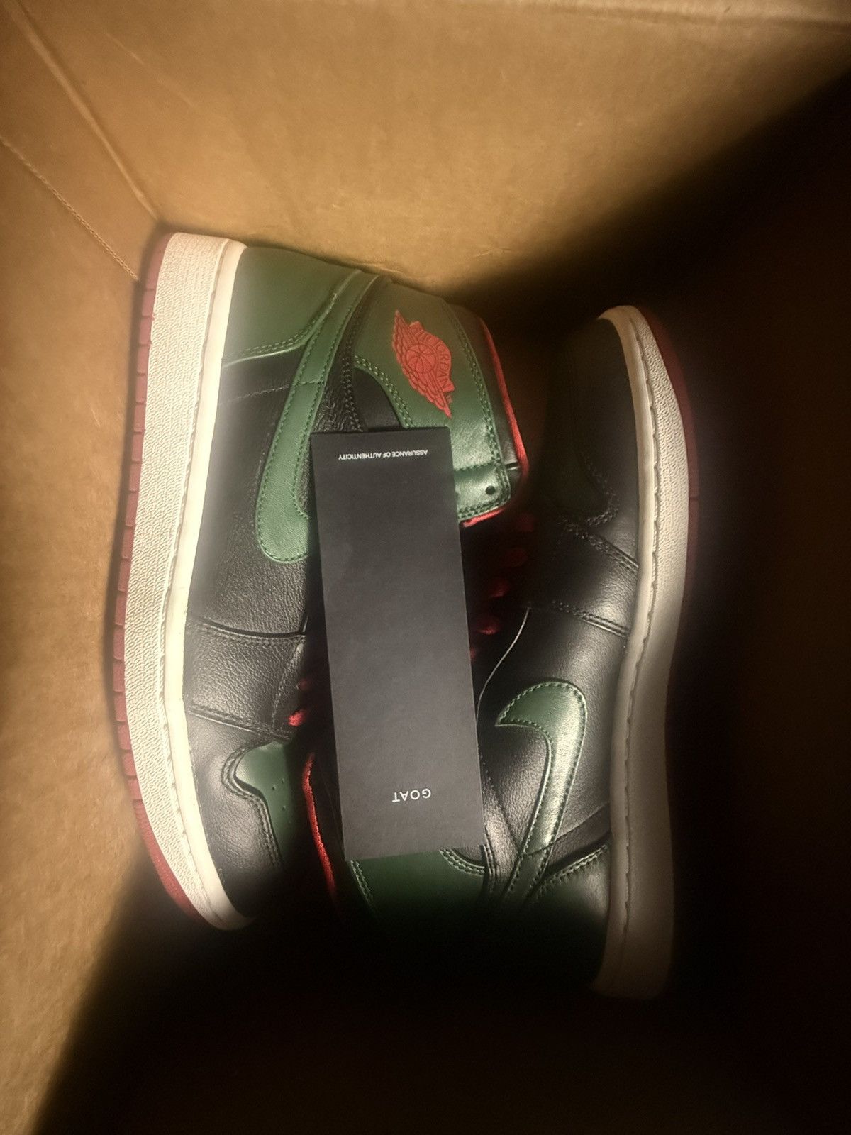 Jordan Brand Jordan 1 Retro OG Sz 12.5 Men’s 2012 Gucci ColorWay Edition Size US 12.5 / EU 45-46 - 6 Thumbnail