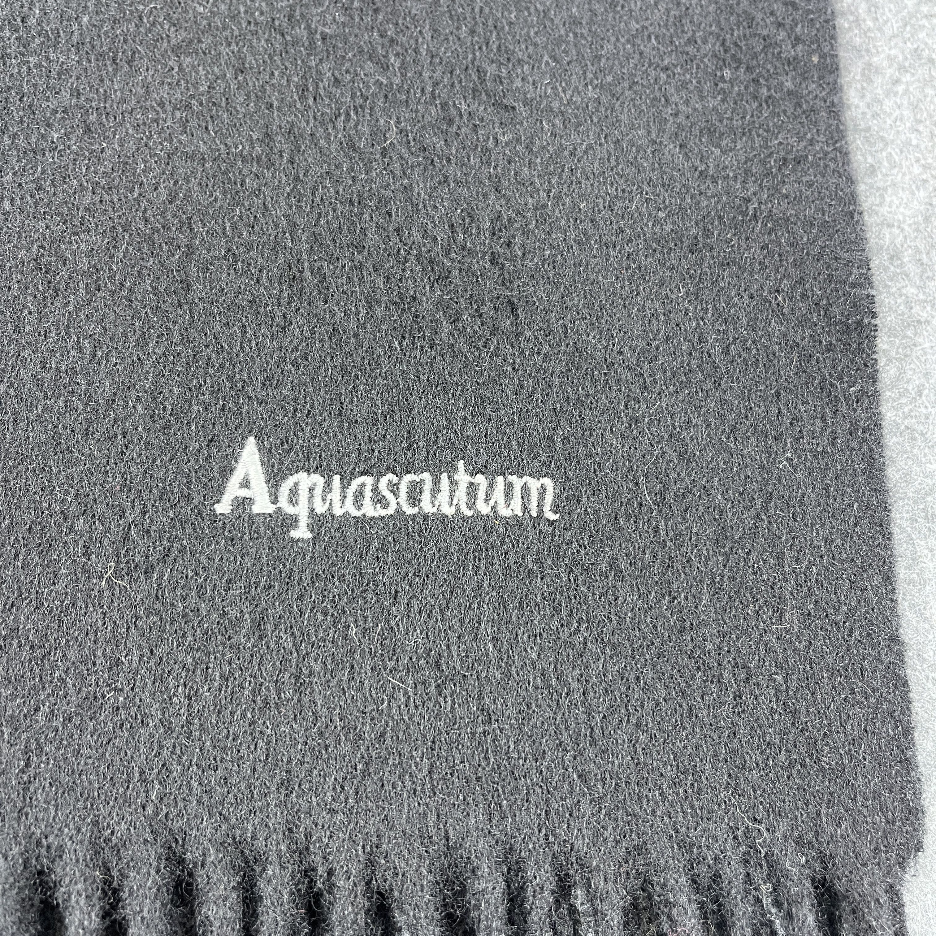 Aquascutum × Vintage Aquascutum Plain Scarf / Muffler / Neckwear T1192 Size ONE SIZE - 5 Thumbnail