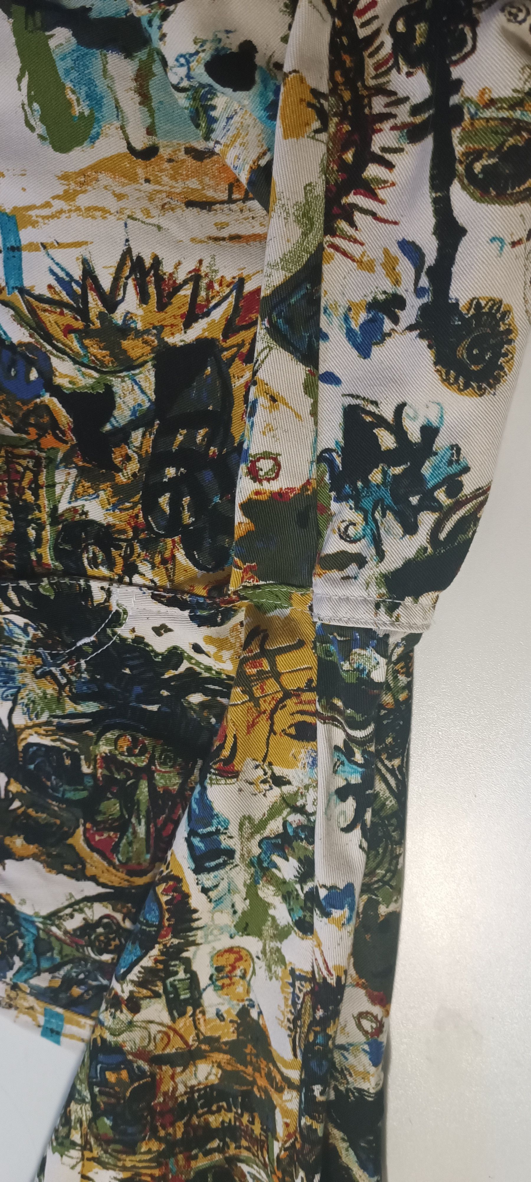 Jean Paul Gaultier 2000 - Basquiat graffiti pants Size 26" / US 2 / IT 38 - 6 Thumbnail