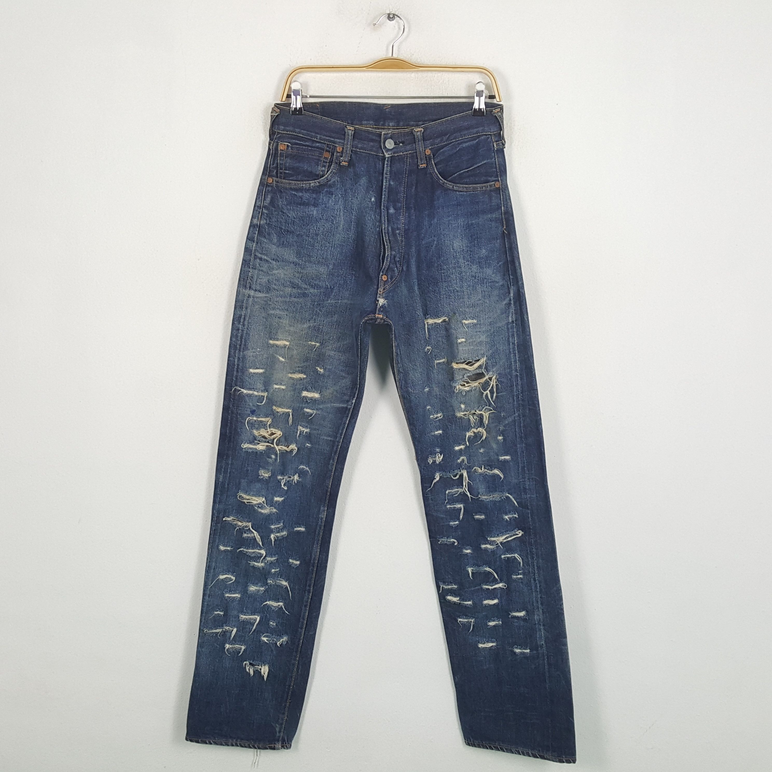 Evisu Vintage EVIS Japanese Brand Daicock Custom Style Jeans Size US 30 / EU 46 - 4 Thumbnail