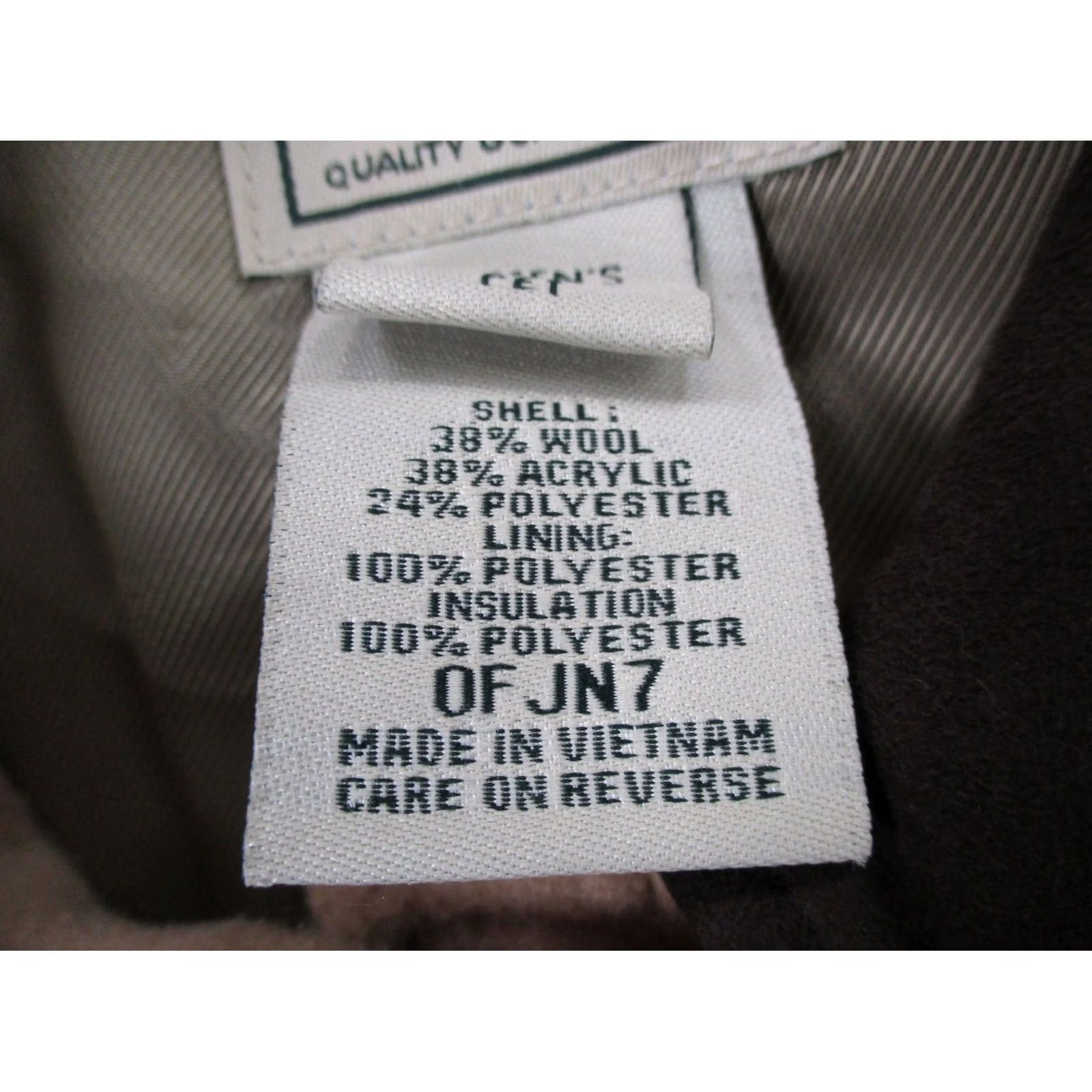 Vintage L.L. Bean Jacket Womens Long Wool Beig e Outdoor Windbreaker Regular Petite PM Chore Coat Size M / US 6-8 / IT 42-44 - 7 Thumbnail
