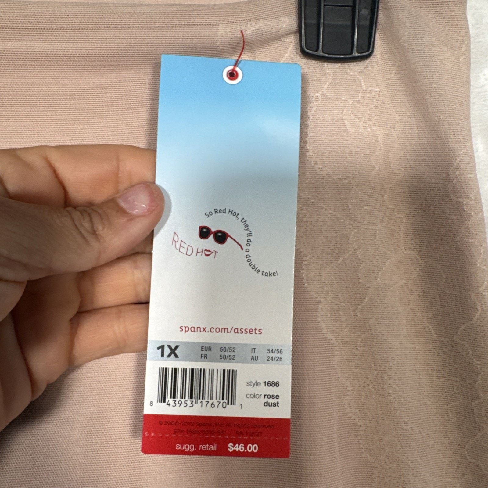 Spanx ASSETS SPANX Luxe Lean Half Slip Super Control Skirt Nude Ro Size ONE SIZE - 4 Thumbnail