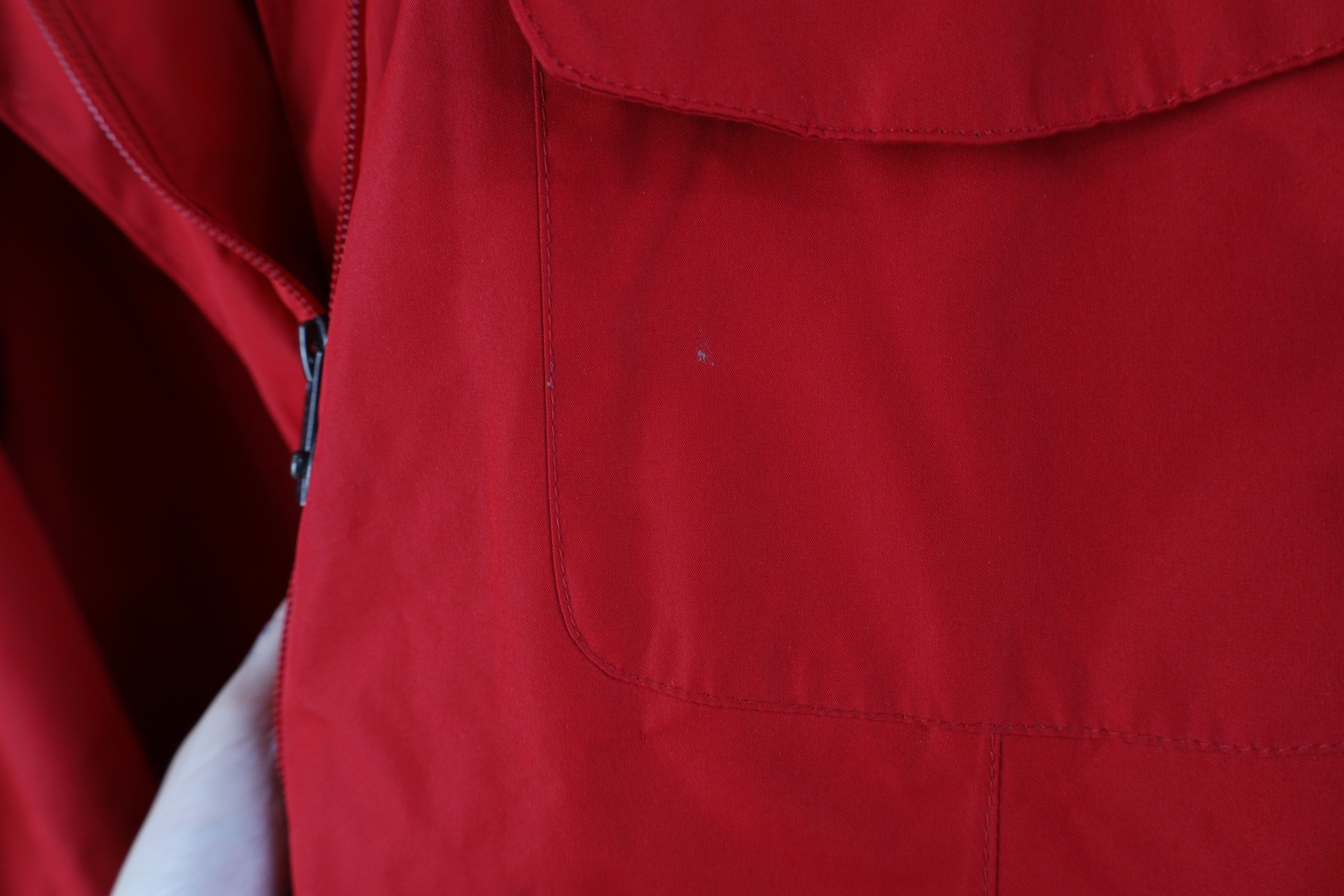 Lands' End × Vintage Vintage Lands End Hooded Full Zip Rain Parka Jacket Red Size 3XL / US 20-22 - 4 Thumbnail