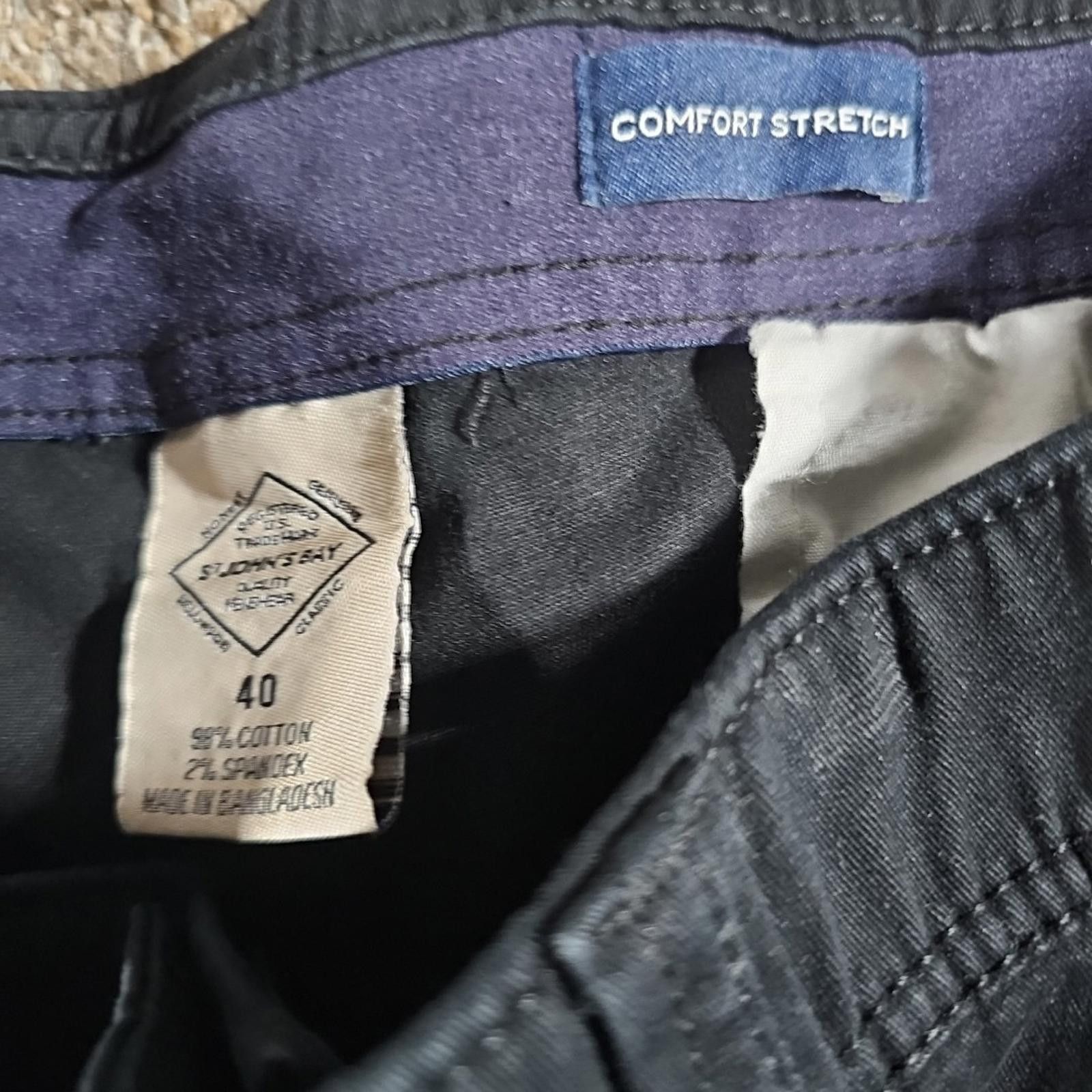 St. Johns Bay St Johns Bay Sz 40 Black Cargo Shorts Size US 40 / EU 56 - 3 Thumbnail