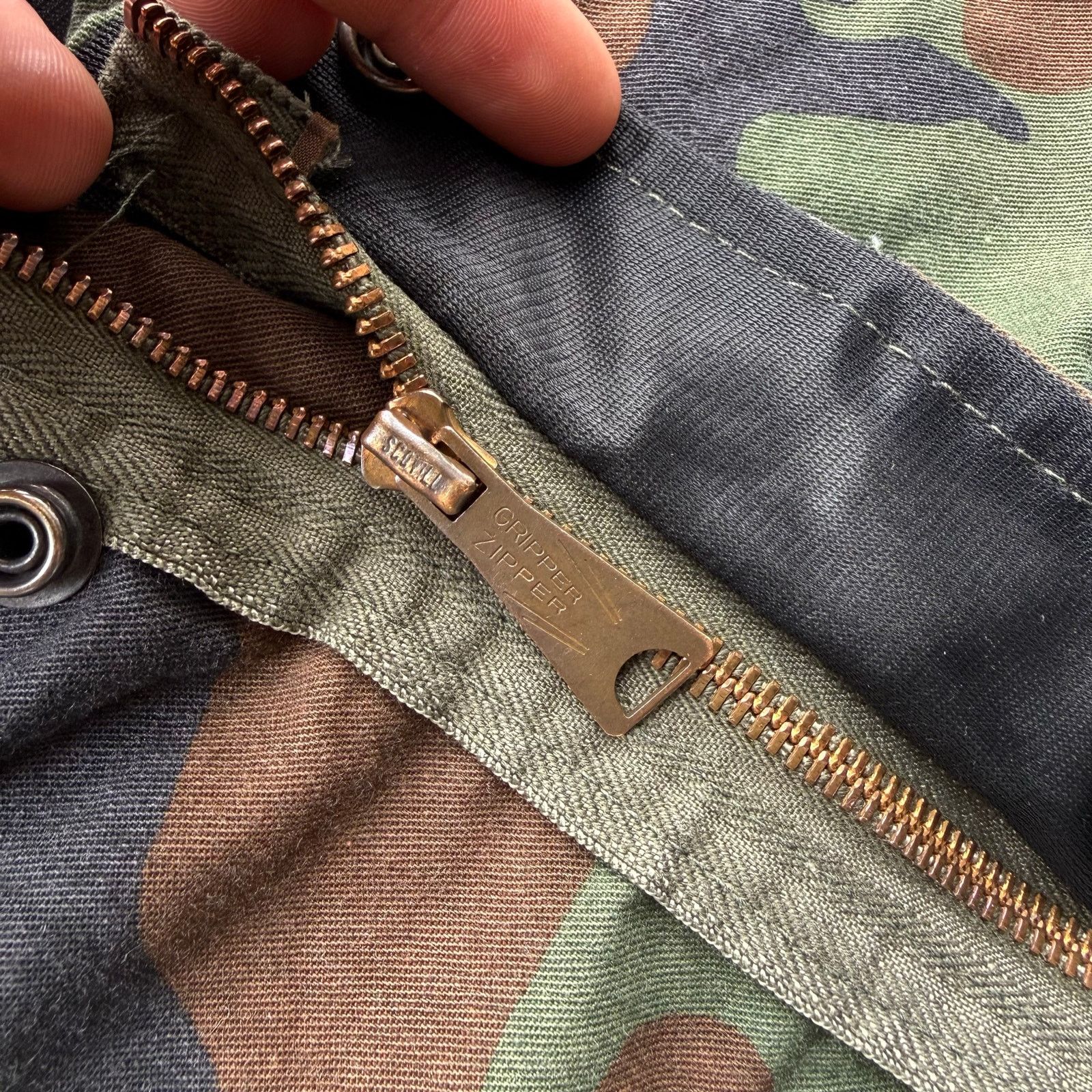Vintage BDU Woodland Camo Chemical Protective Jacket Sz Small Size US S / EU 44-46 / 1 - 2 Thumbnail