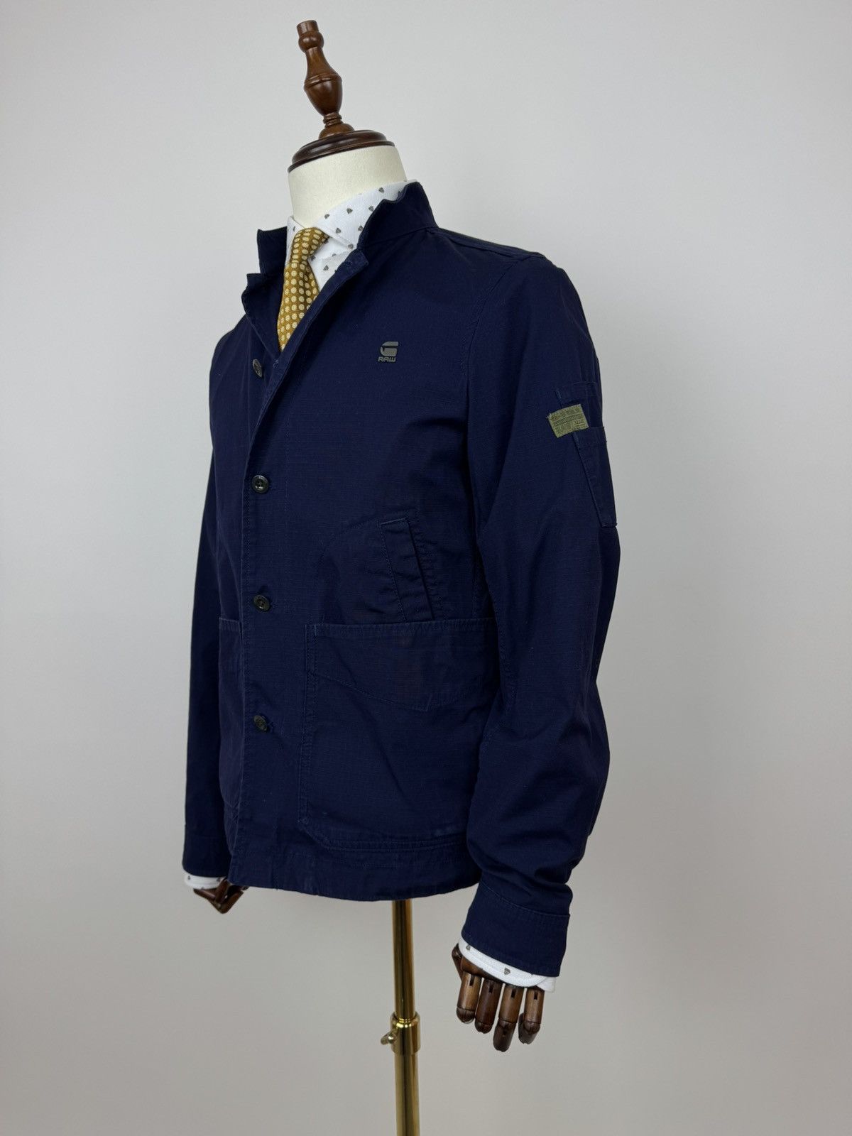 G-Star G-star Worker Ripstop Utility Indoor Jacket Amekaji Style Size 38S - 3 Thumbnail