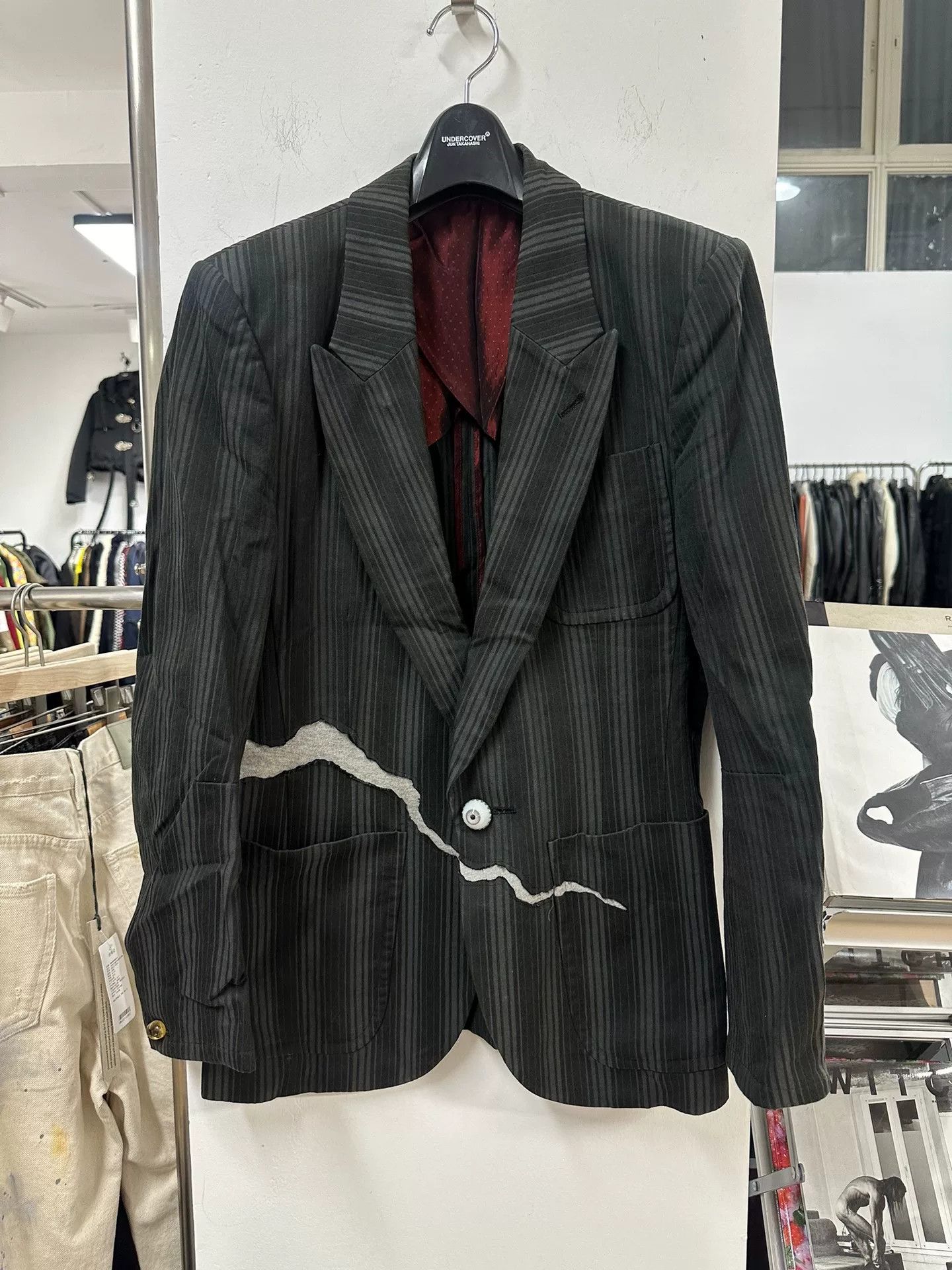Comme des Garcons undercover but beautiful striped blazer Size US M / EU 48-50 / 2 - 1 Thumbnail