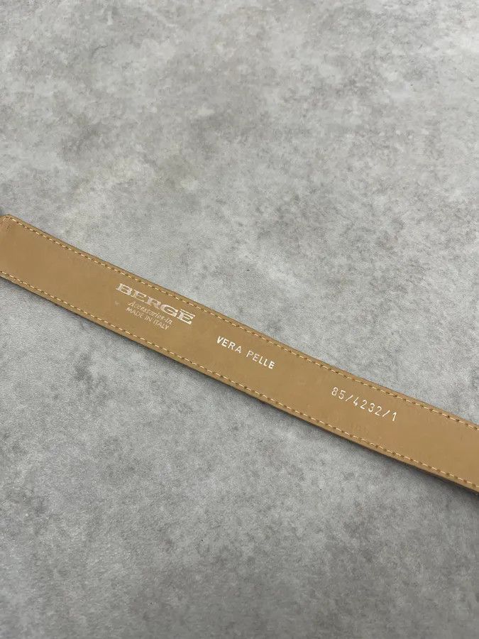 Vintage 2000s Berge Snake Effect Ornament Belt Size ONE SIZE - 9 Thumbnail