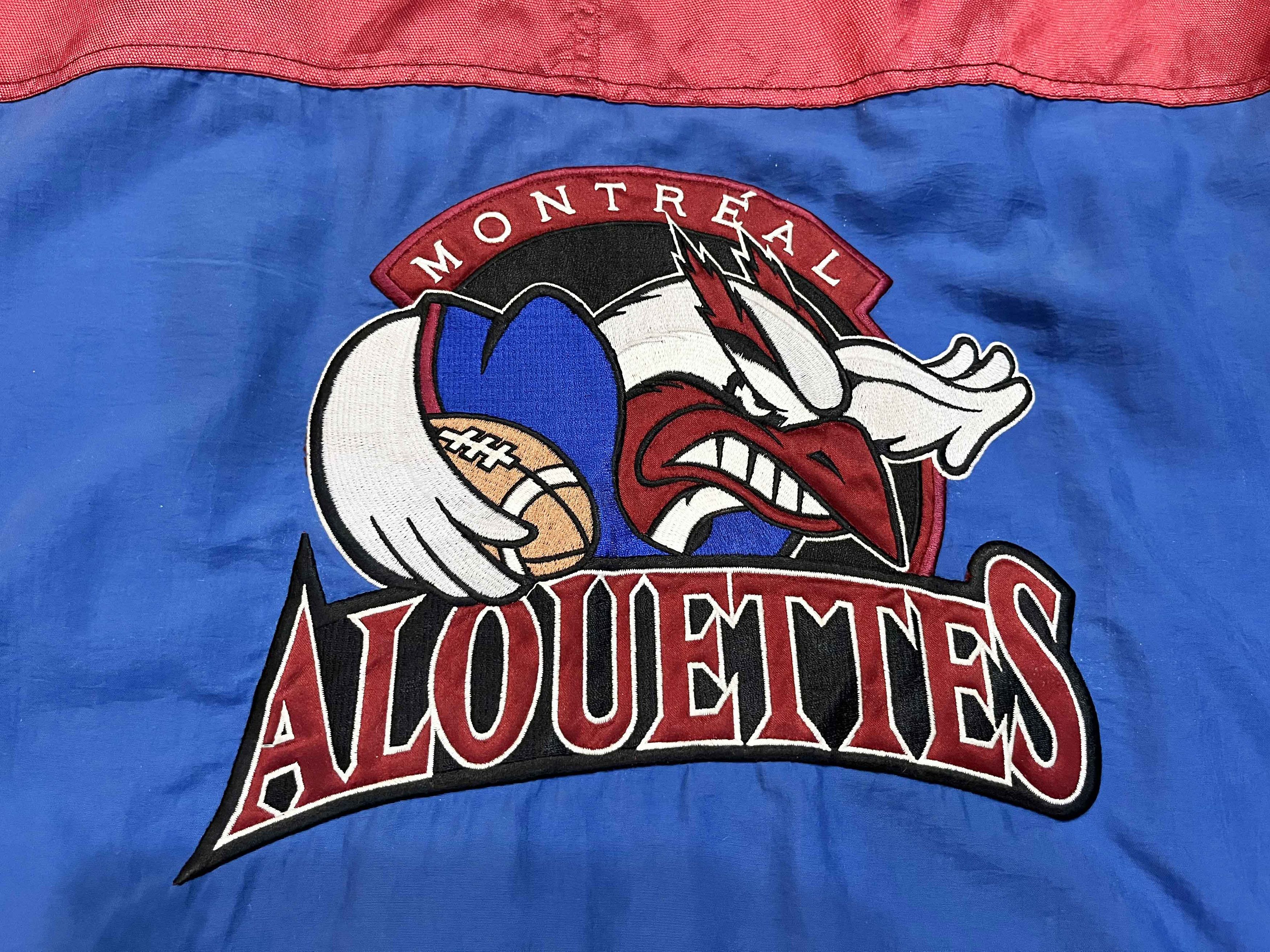 Starter × Vintage Vintage Starter CFL Montreal Alouettes Full Zip Jacket Size US L / EU 52-54 / 3 - 6 Thumbnail