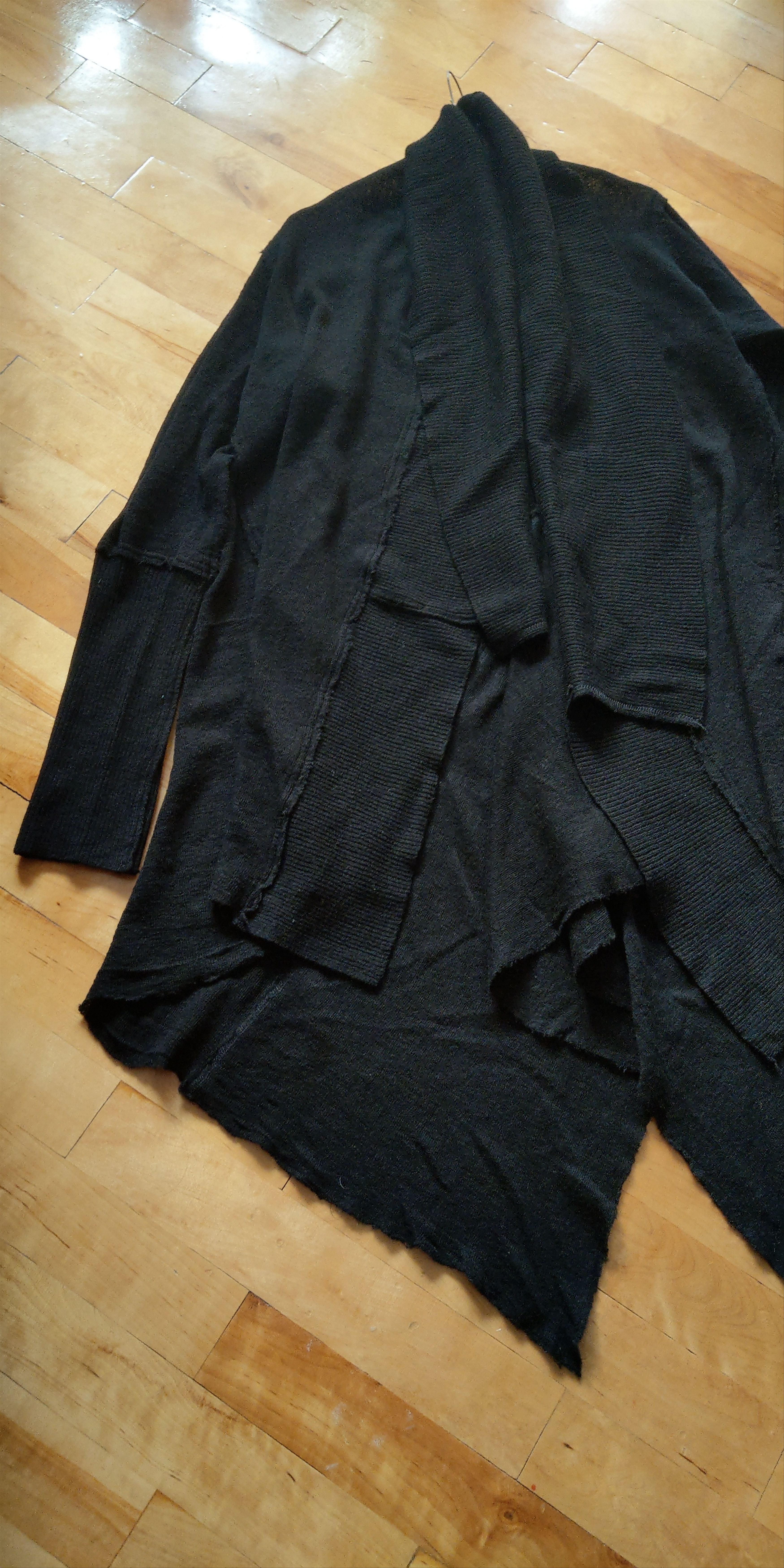Ivan Grundahl Reconstructed 100%Wool Coat Cape Cardigan Darkfashion Goth M Size US M / EU 48-50 / 2 - 5 Thumbnail