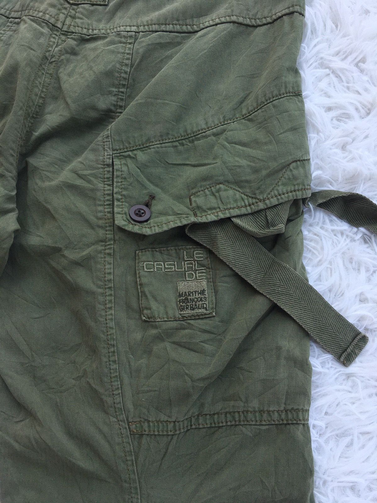 Marithe + Francois Girbaud Rare Vintage Marithe Francois Girbaud Cargo Pant Size US 33 - 20 Thumbnail