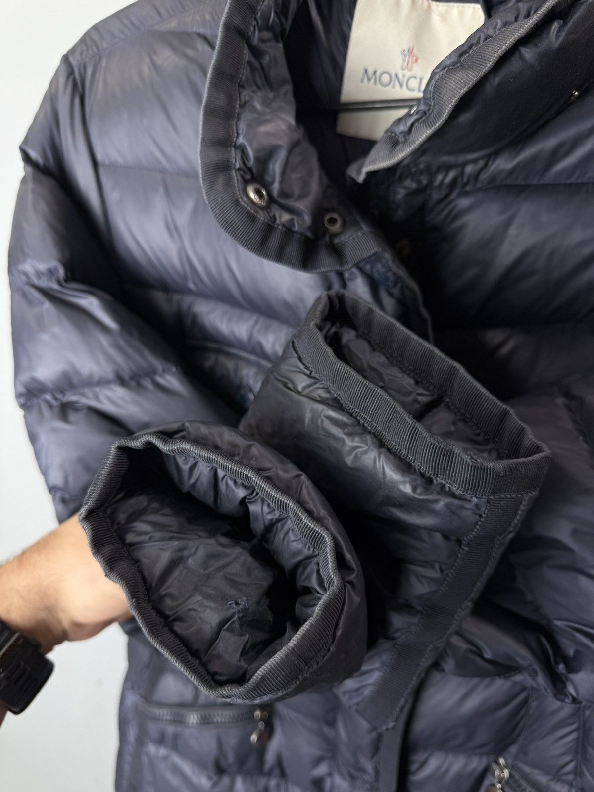 Moncler Moncler Puffer Jacket Wmns Down Jacket Size L / US 10 / IT 46 - 13 Thumbnail