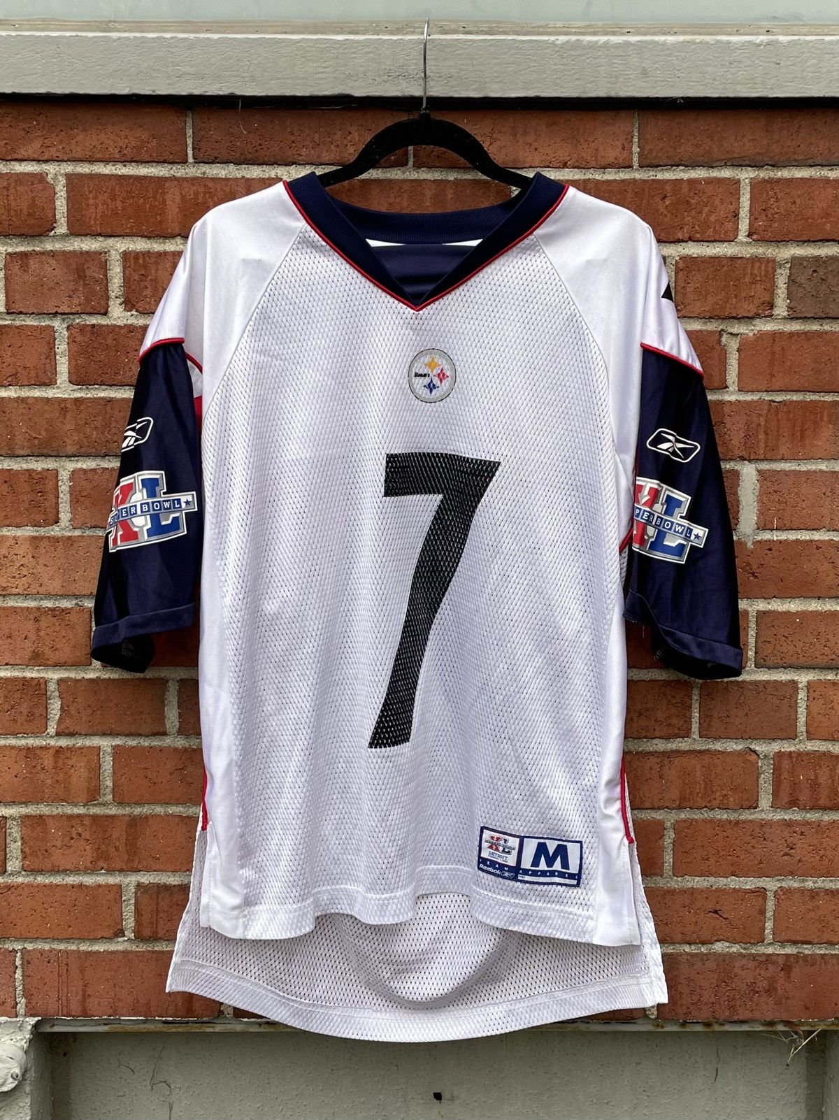 Reebok Roethlisberger #7 Pittsburgh Steelers NFL 2006 SB 40 Jersey Size US M / EU 48-50 / 2 - 1 Thumbnail