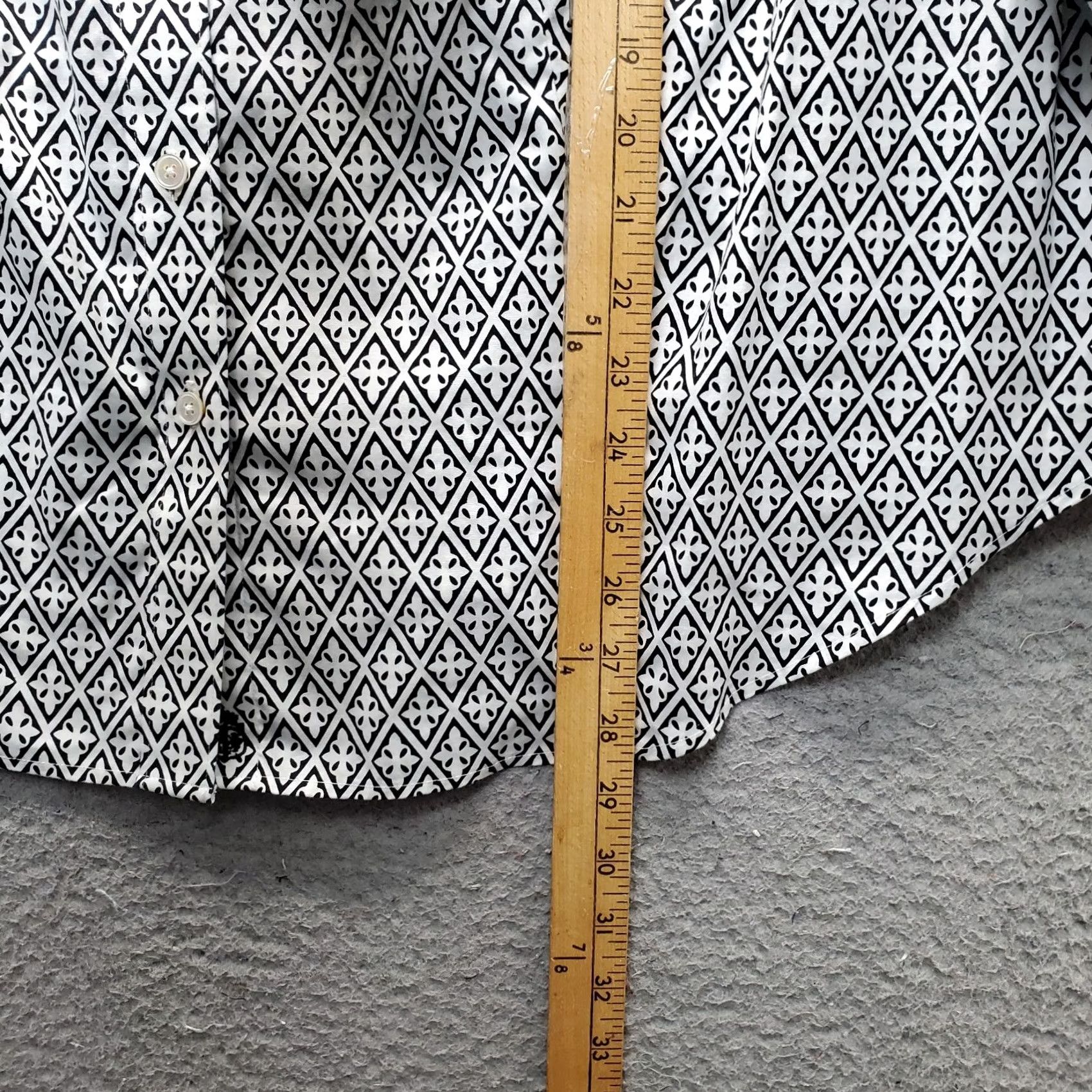 Talbots Talbots Shirt Womens 20W Multicolor Geometric Non-Iron Long Sleeve Collared Button Up Women Size 20W Size 3XL / US 20-22 - 3 Thumbnail