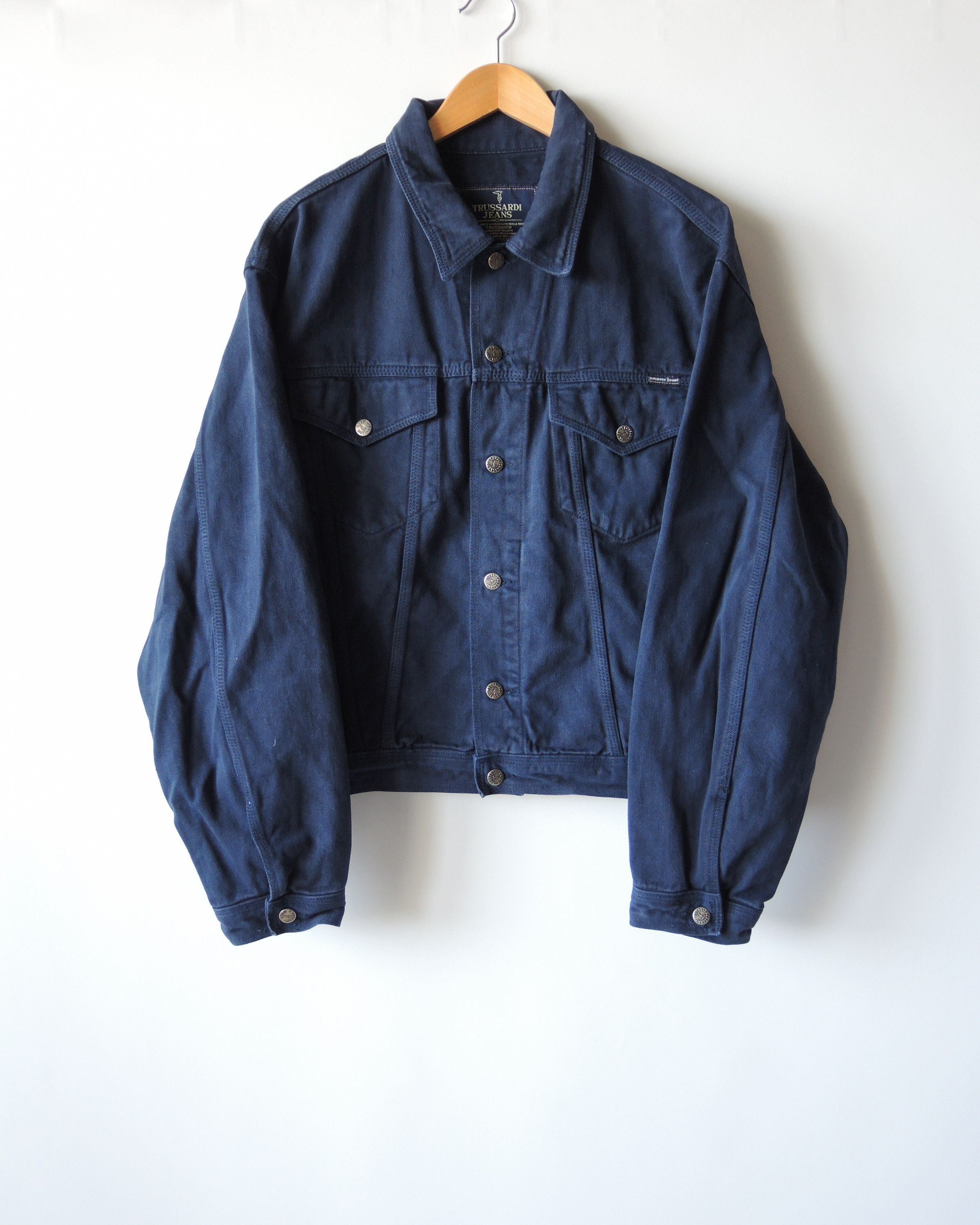 Trussardi Vintage Trussardi Denim Jacket Size US XL / EU 56 / 4 - 3 Thumbnail
