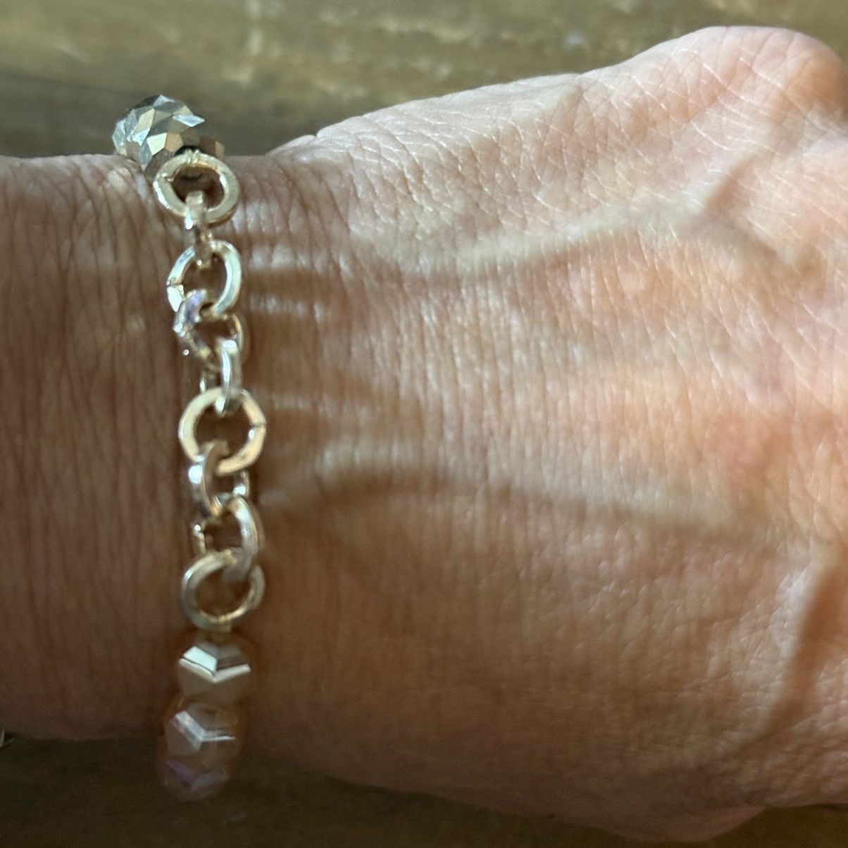 Other Erimish champagne and gold bead stretch bracelet Size ONE SIZE - 6 Thumbnail