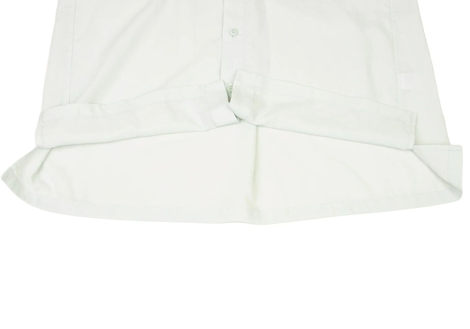 Issey Miyake Pleated Stand Collar Shirt in Mint Green Size US S / EU 44-46 / 1 - 10 Thumbnail
