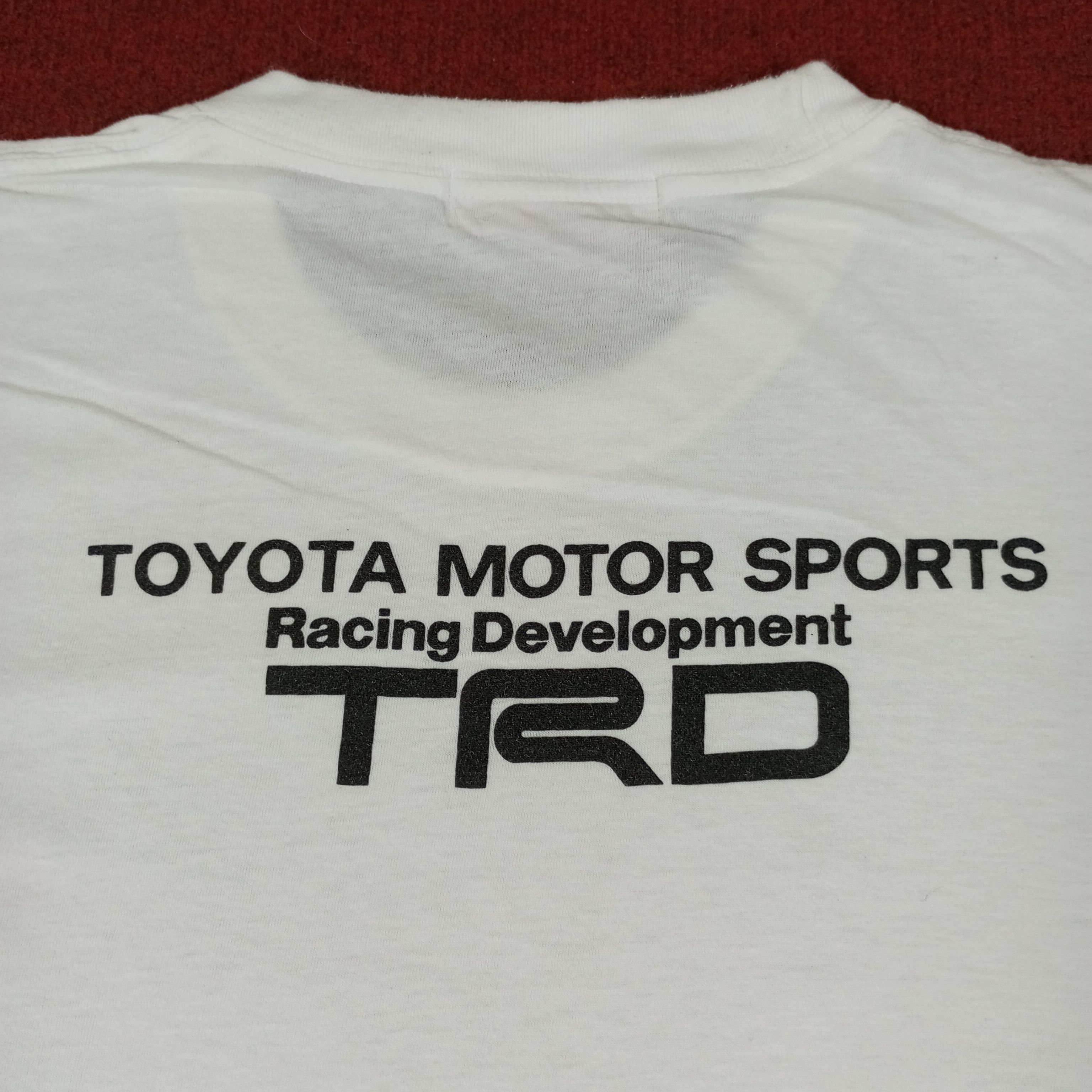 Japanese Brand × Vintage TRD Toyota Motorsports Racing Development Tshirt Size US M / EU 48-50 / 2 - 2 Thumbnail