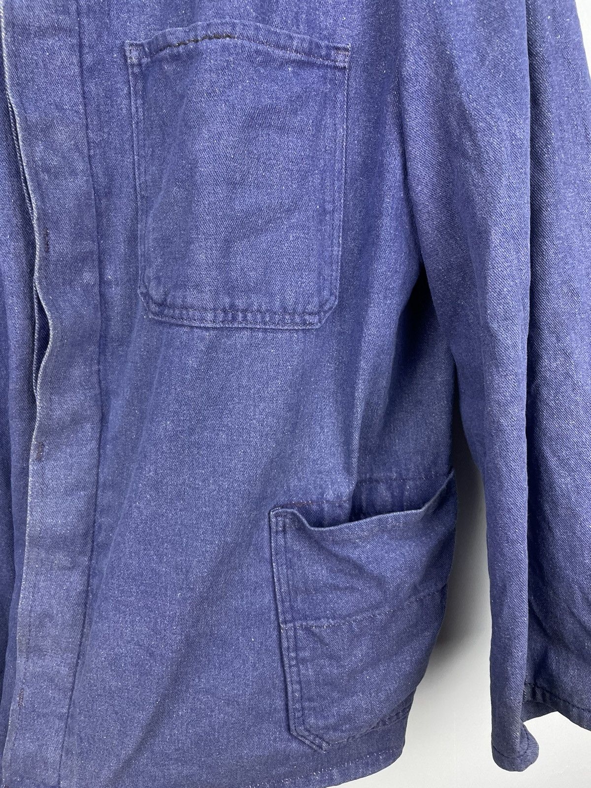 Vintage Vintage French works jacket selvage denim Size US L / EU 52-54 / 3 - 4 Thumbnail