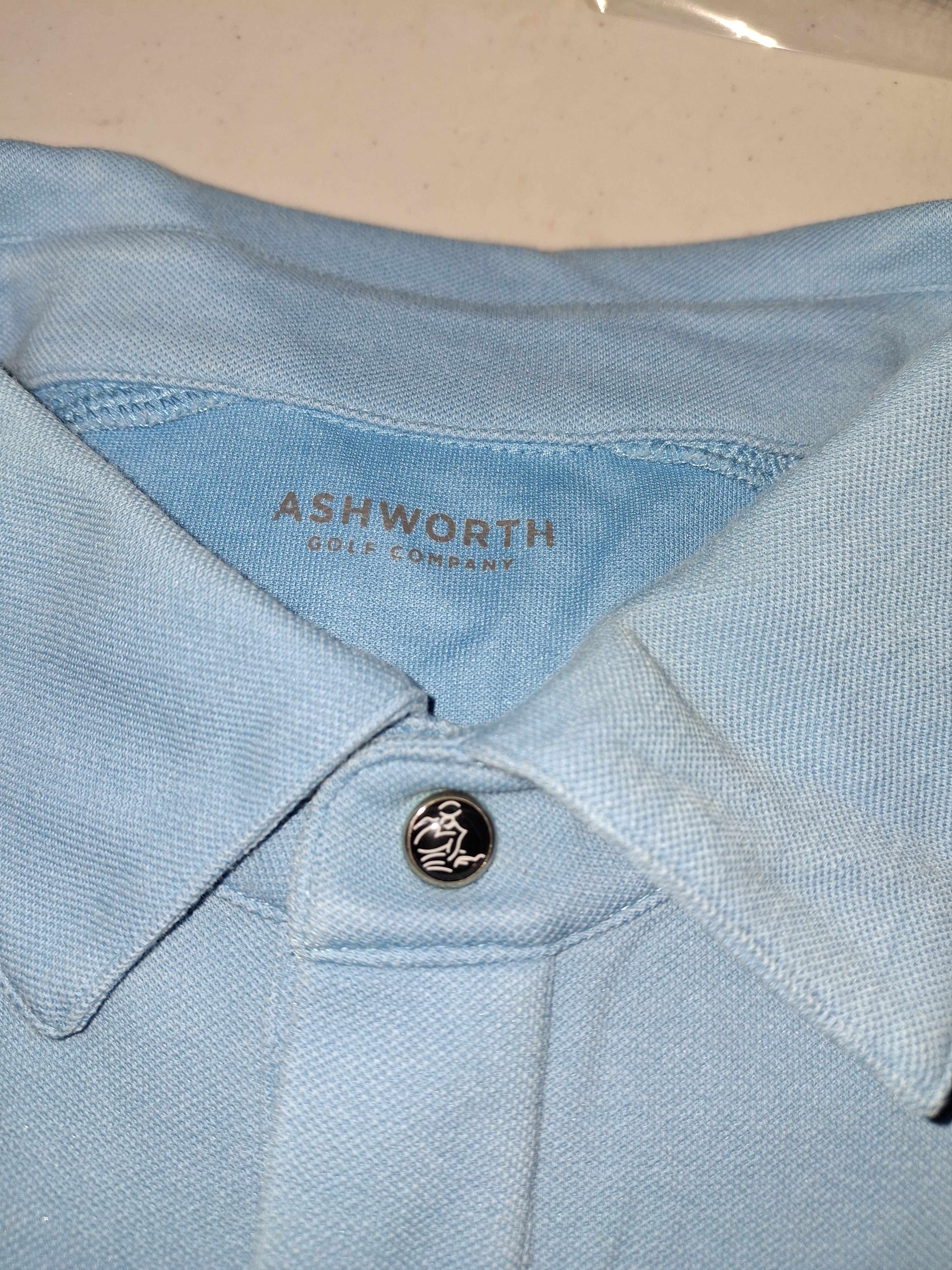 Ashworth Ashworth Golf Porters Neck Embroidered Polo Shirt XL Blue Size US XL / EU 56 / 4 - 7 Thumbnail