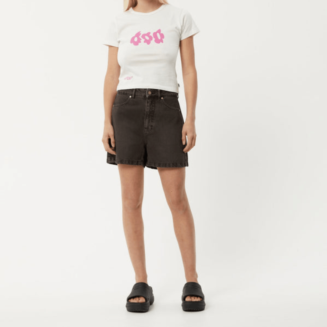 Afends NWT Afends - Seventy Threes - Organic Denim Shorts - 26 Size 26" / US 2 / IT 38 - 15 Thumbnail