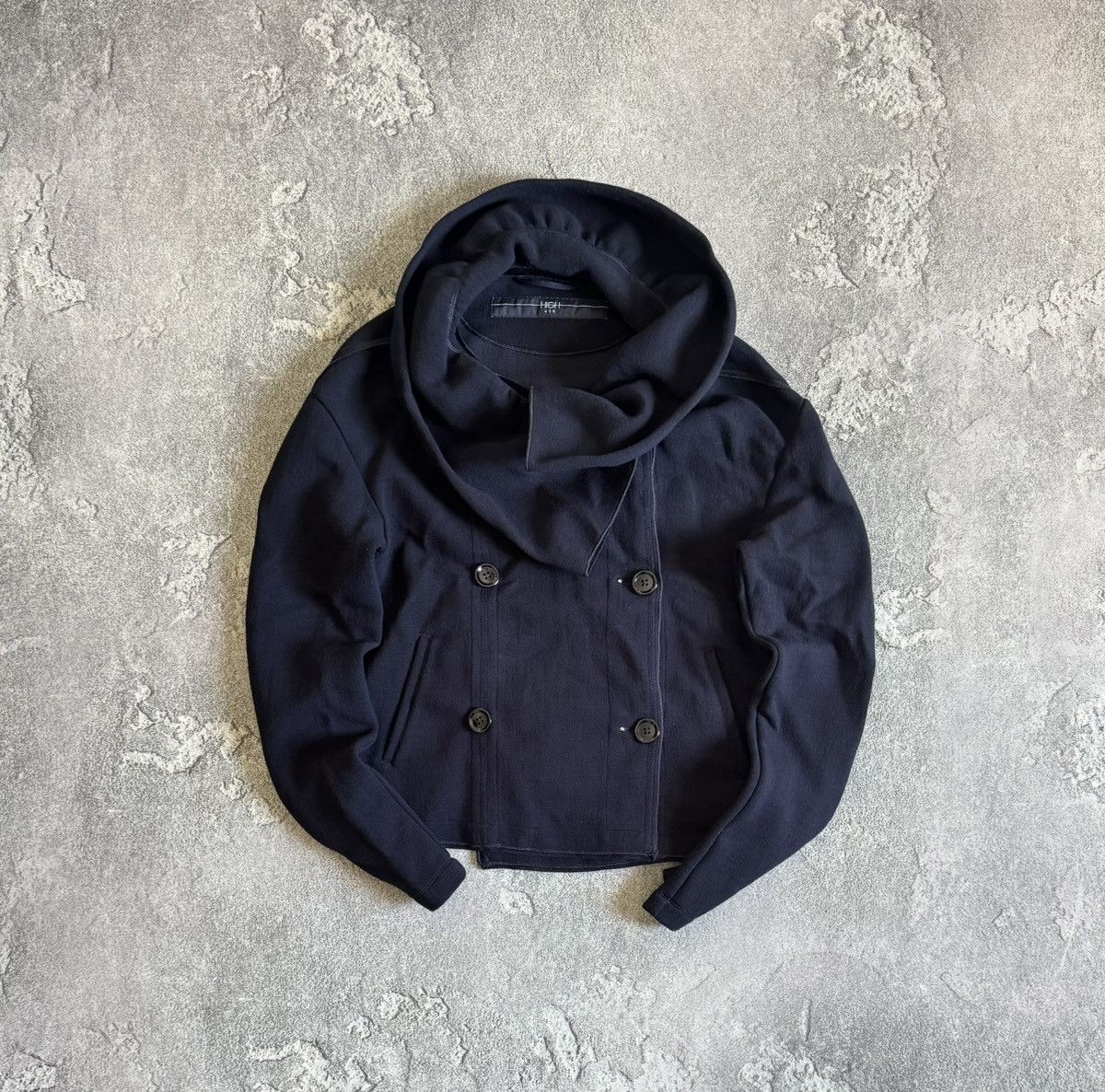 Designer High Use M/L wool jacket pea coat button up Avantgarde Size M / US 6-8 / IT 42-44 - 1 Thumbnail