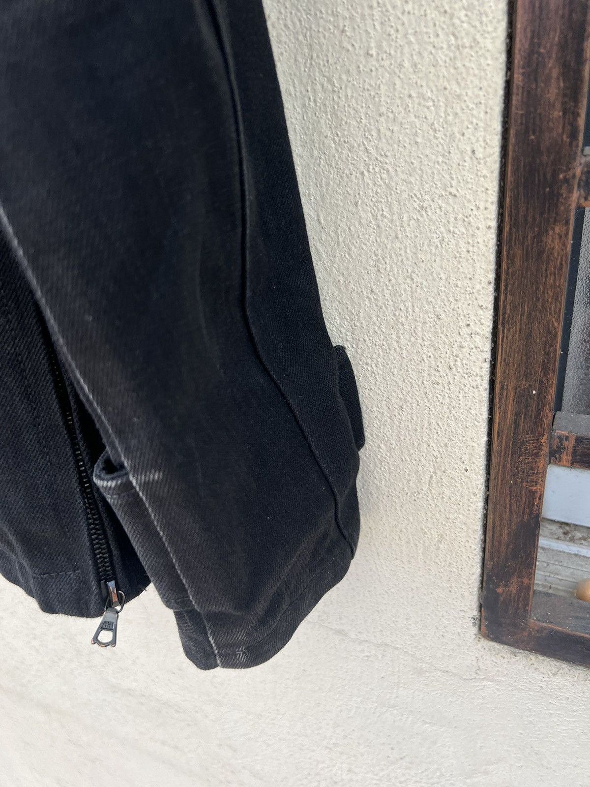 junhashimoto Jun Hashimoto Macknight Hybrid Black Denim Jacket Size US M / EU 48-50 / 2 - 16 Thumbnail