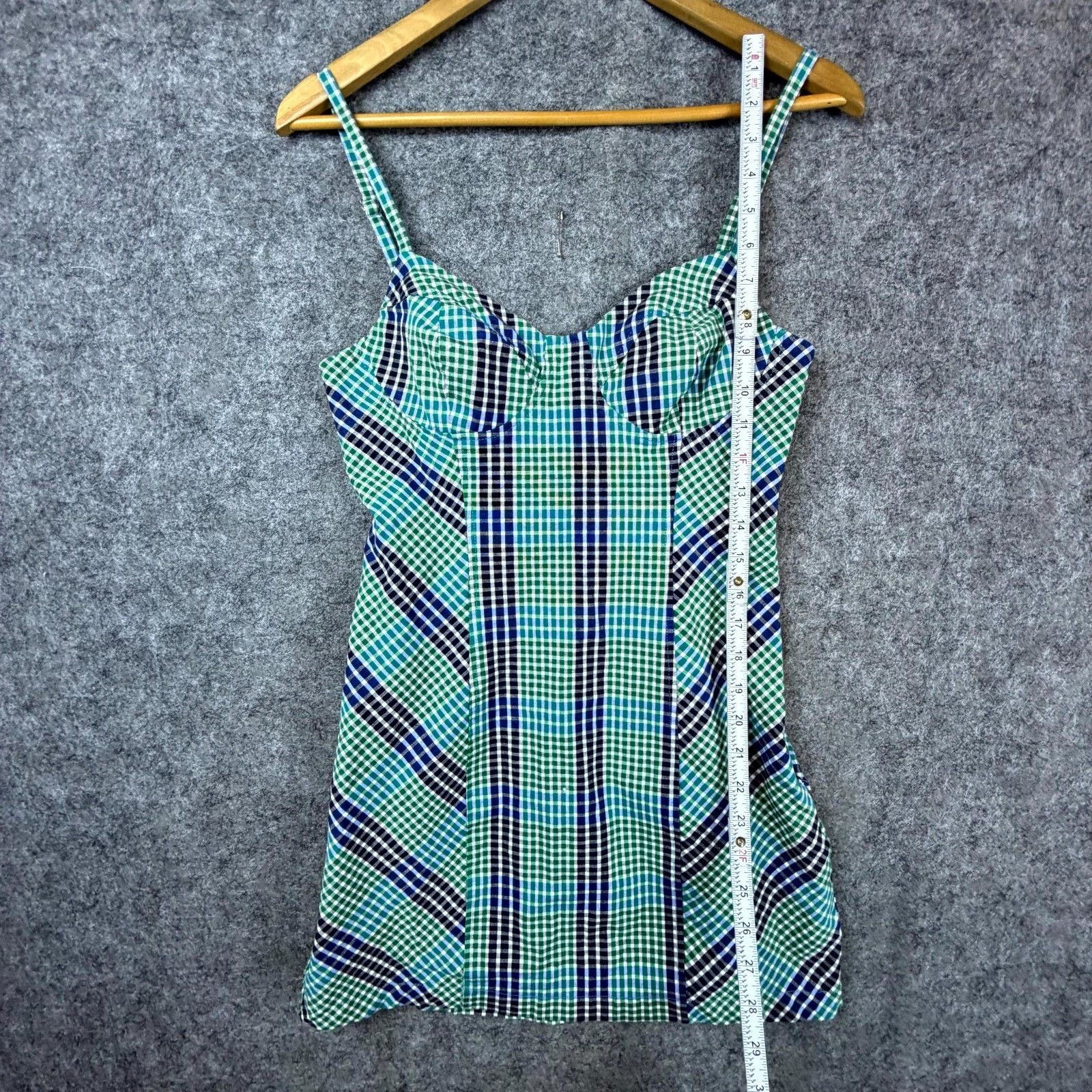 Urban Outfitters Urban Outfitters Dress Womens M Green Plaid Academia Preppy Size M / US 6-8 / IT 42-44 - 4 Thumbnail