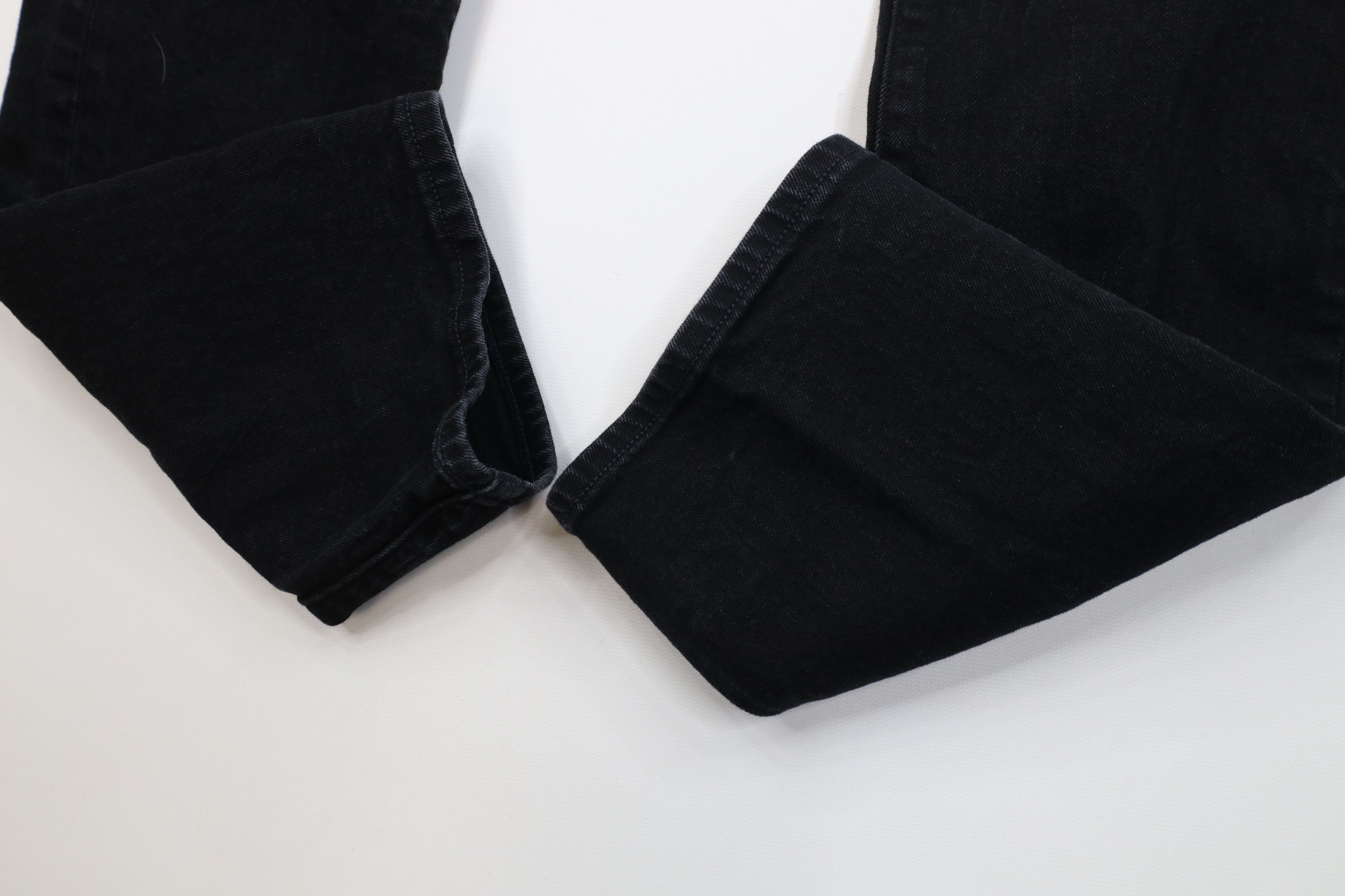 J.Crew Vintage Y2K J Crew Faded Flex Straight Leg Denim Jeans Black Size US 30 / EU 46 - 6 Thumbnail
