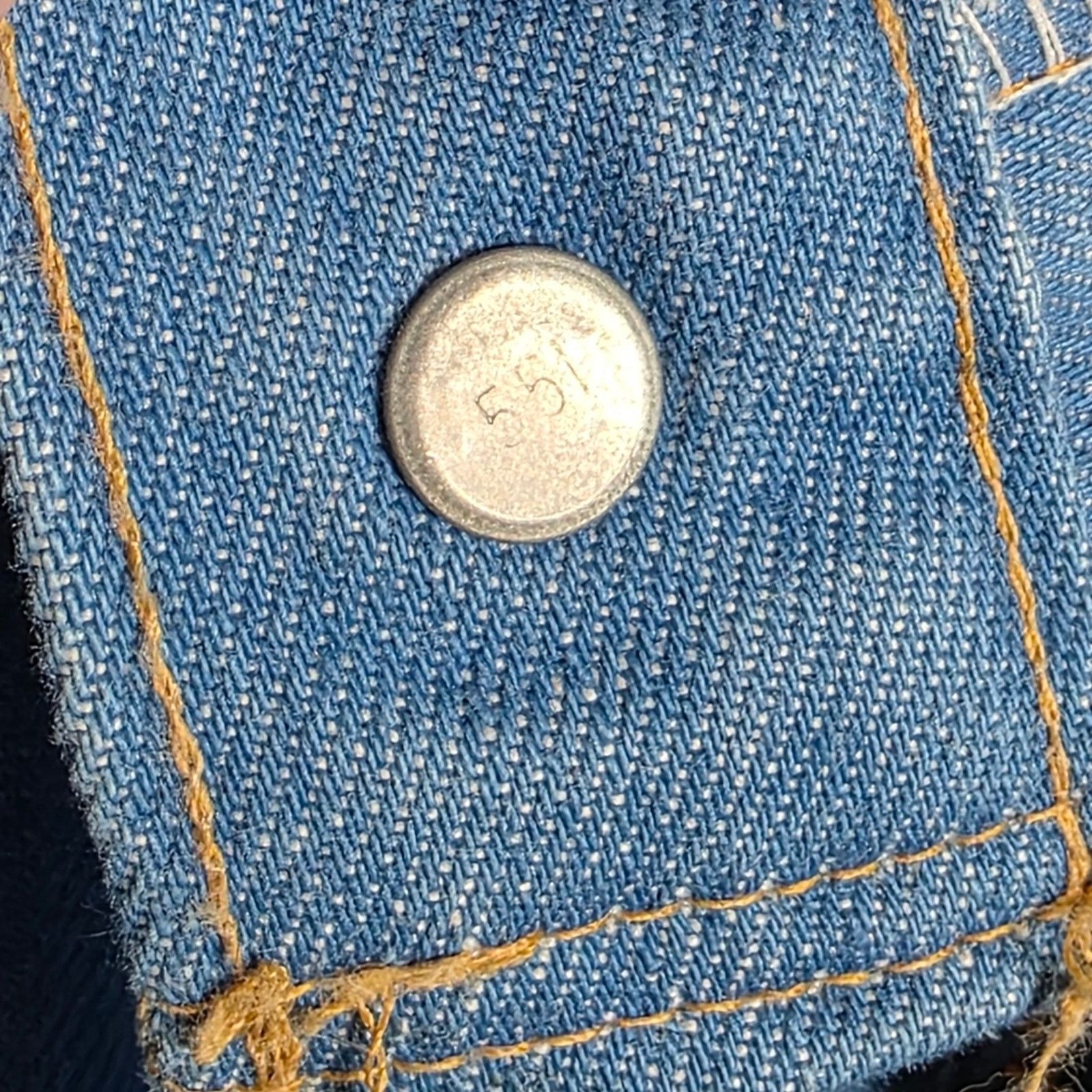 Levi's 70s Levi’s Orange Tab Flare Jeans USA W24 L31 (23x30.5) Size 23" - 8 Thumbnail