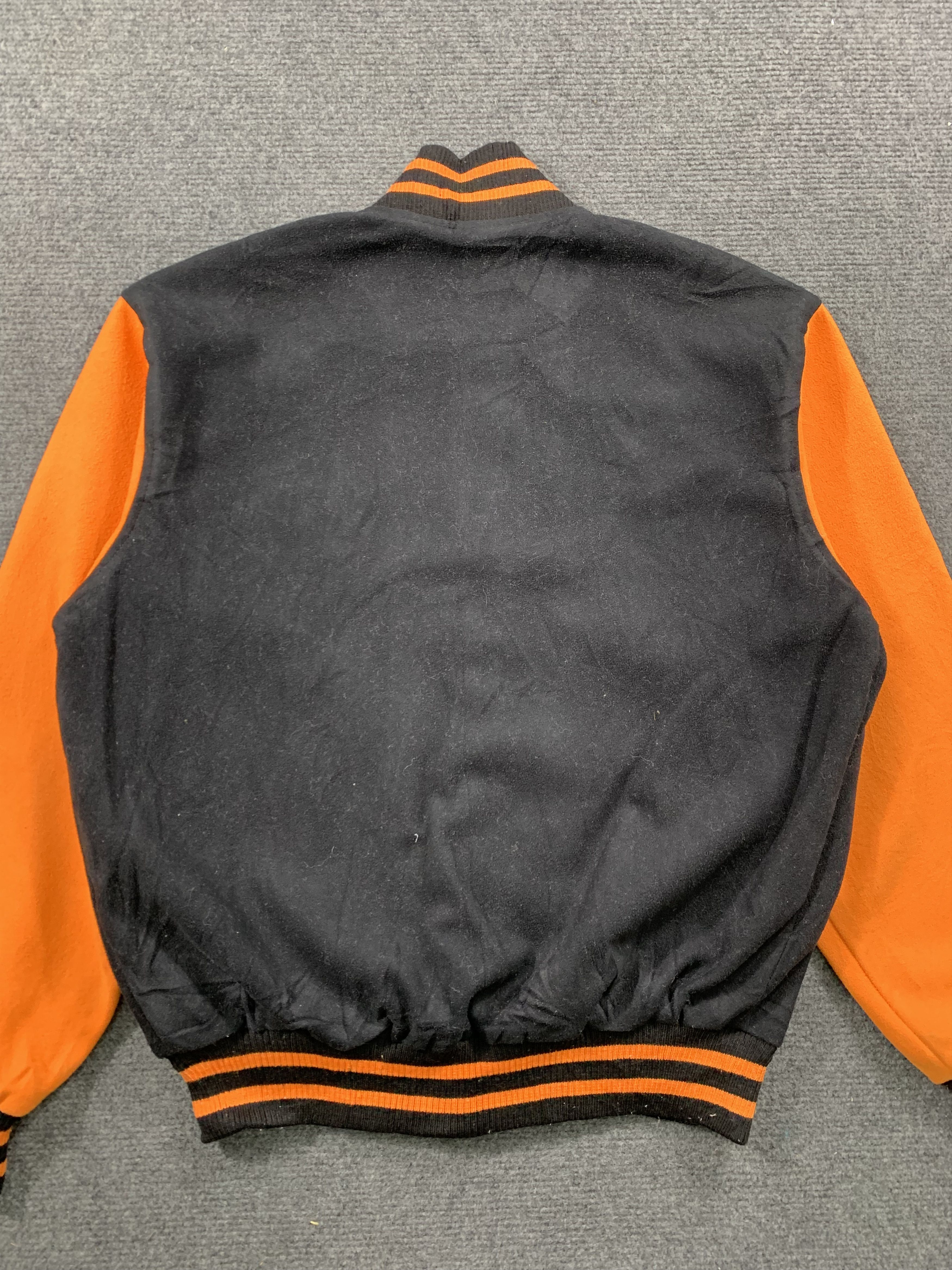 Asics Vintage Asisc Button Up Wool Varsity Jacket Size US M / EU 48-50 / 2 - 8 Thumbnail