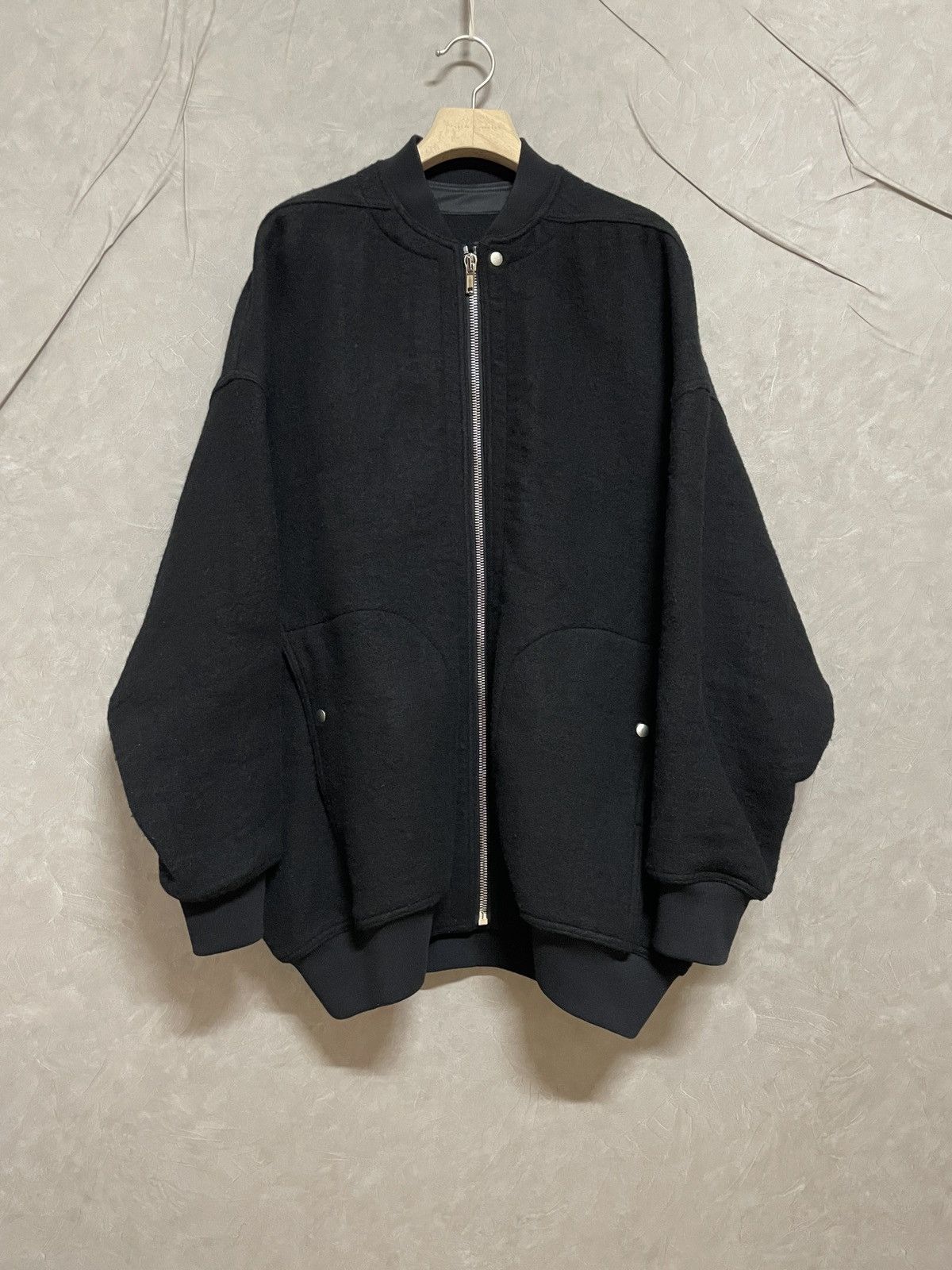 Rick Owens 50 / Rick owens wool jumbo peter flight jacket | Grailed