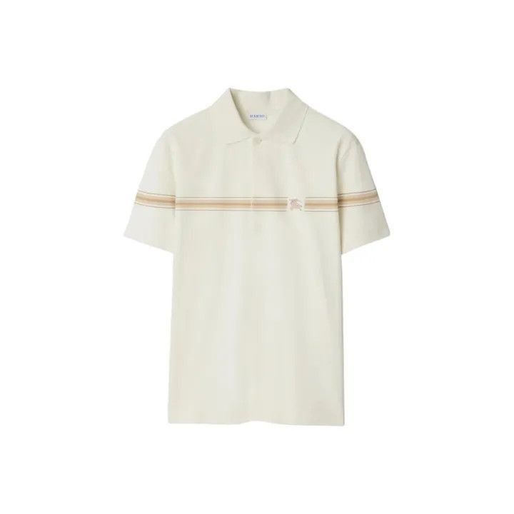 Burberry Burberry Burberry Men's Logo Stripe Short Sleeve Polo-2507 Size US L / EU 52-54 / 3 - 1 Thumbnail