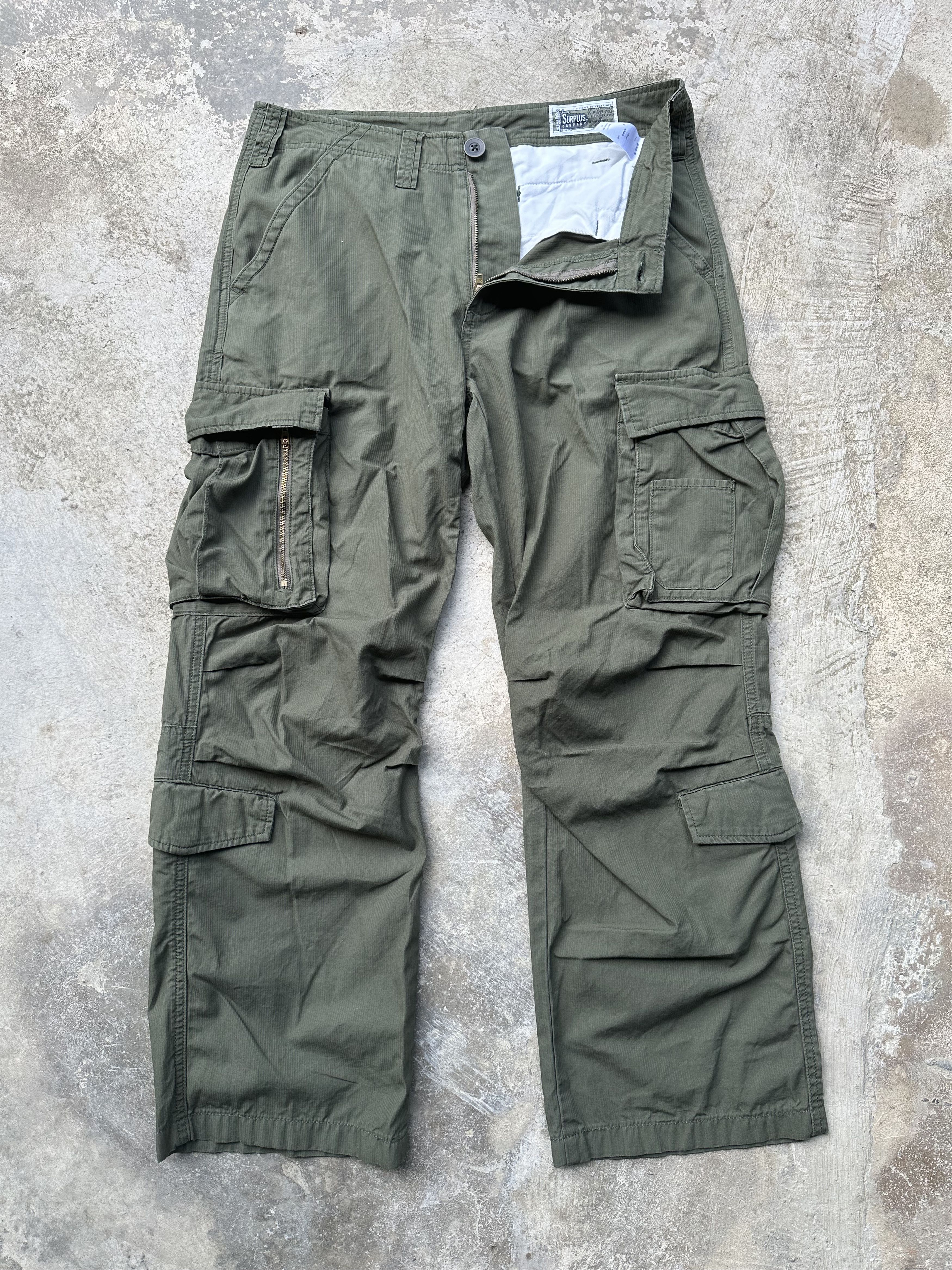 Denim & Supply Ralph Lauren Japanese Brand Surplus Company Multipocket Cargo HBT Pant Size US 29 - 2 Thumbnail