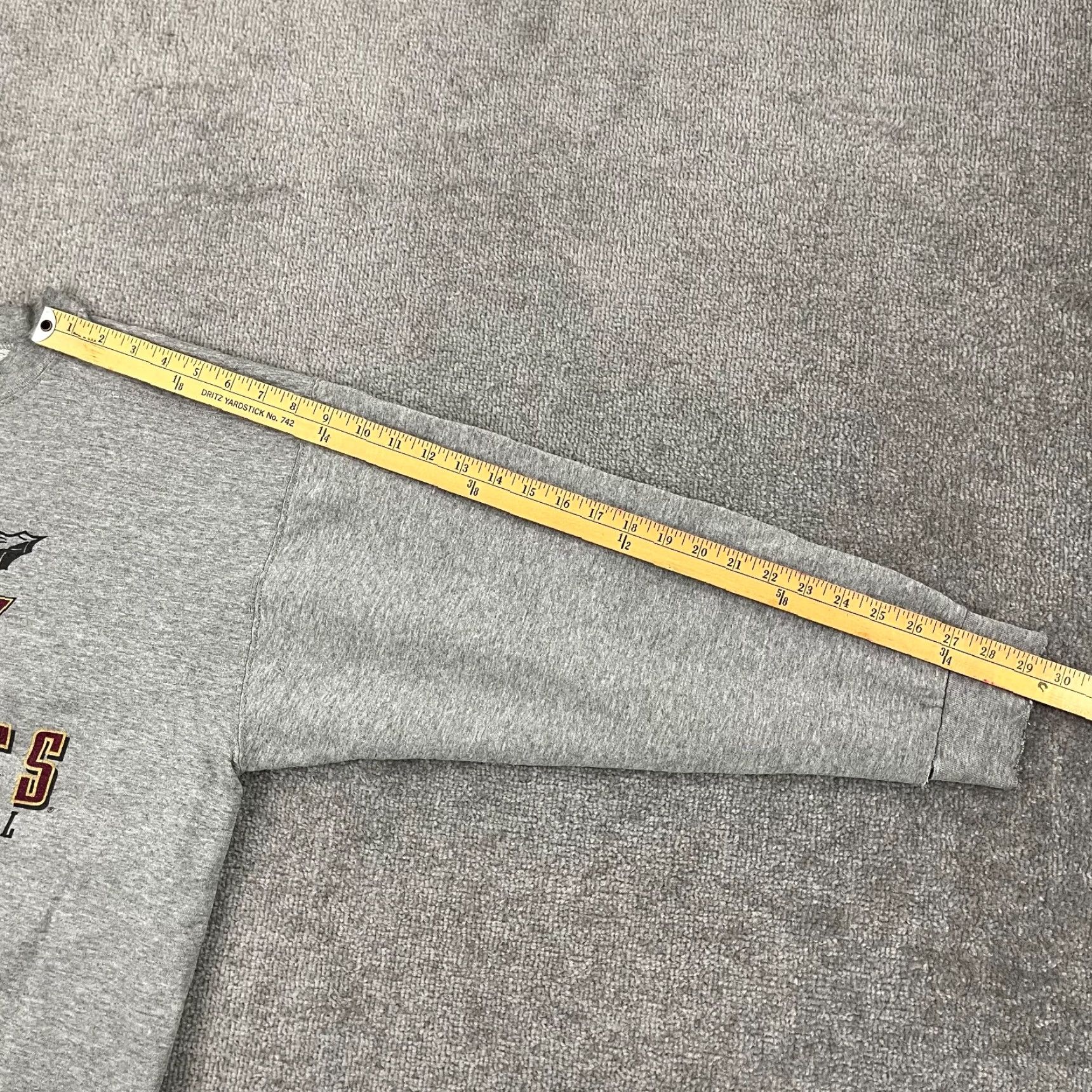 Nike VINTAGE Nike Sweatshirt Mens L Gray FSU Florida State Seminoles Crewneck 90s Sports University Logo Graphic Print Size US L / EU 52-54 / 3 - 6 Thumbnail