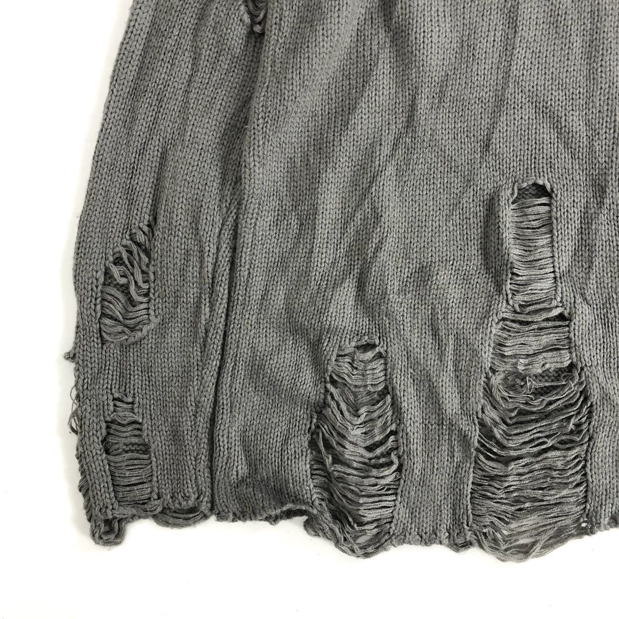 If Six Was Nine × Japanese Brand × Le Grande Bleu (L.G.B.) 2000s Tie Card Log Destroyer Grunge Lgb Punk Style Knitted Size US M / EU 48-50 / 2 - 12 Thumbnail