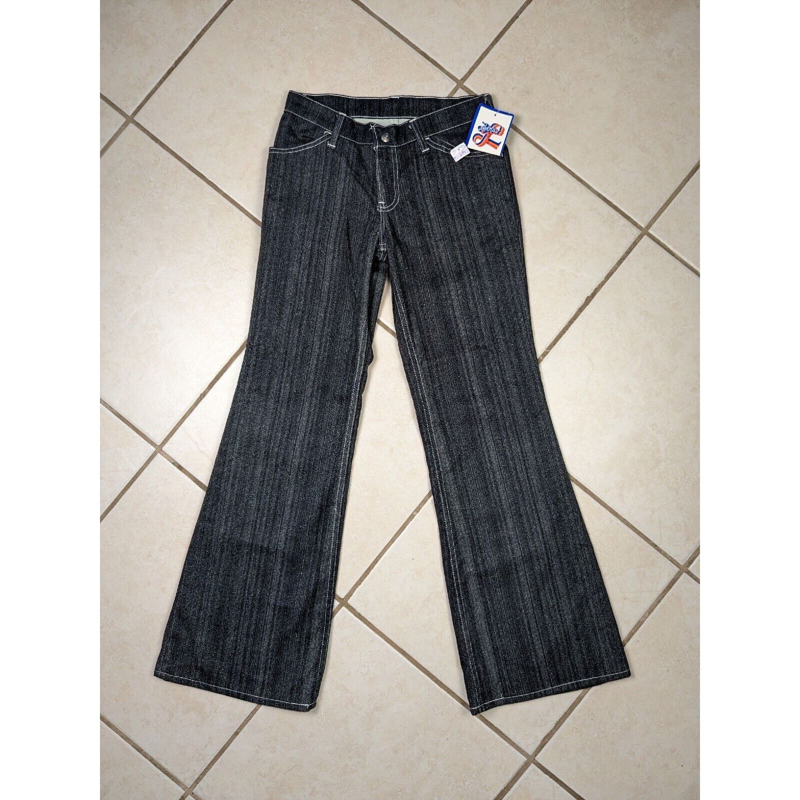 Levi's Vtg NWT 60s Levis Jeans Big E White Tab Flare Boot Cut Pants Size 28" / US 6 / IT 42 - 1 Thumbnail