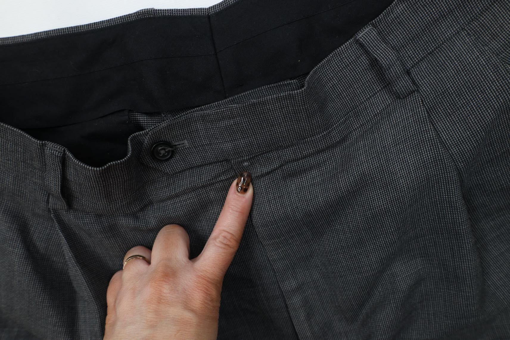Vintage Vintage 90s Y2K Streetwear Houndstooth Wide Leg Chino Pants Size US 38 / EU 54 - 9 Thumbnail