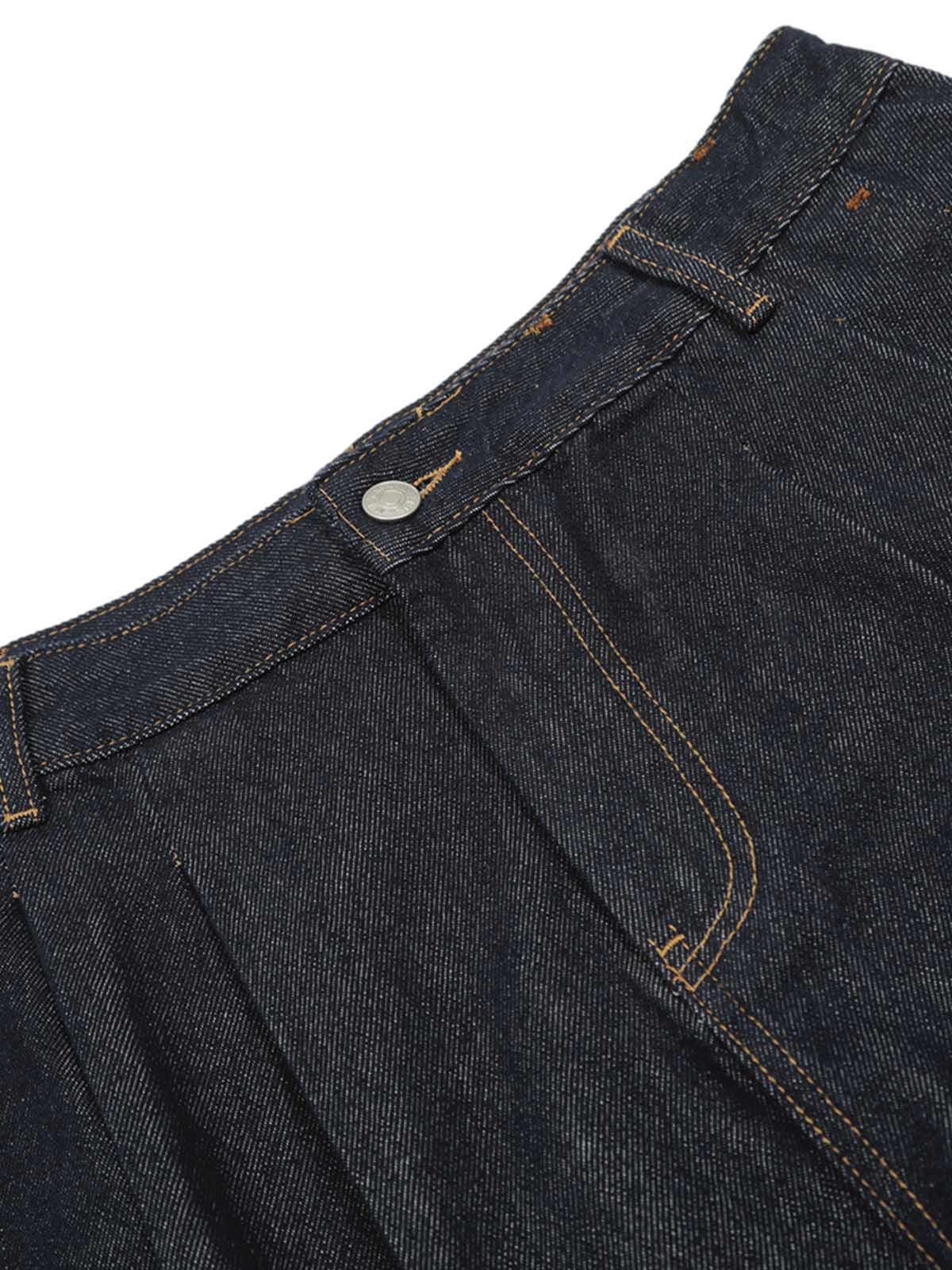 Japanese Brand Vintage Graffiti Floral Print Raw Denim Jeans Size US 32 / EU 48 - 3 Thumbnail
