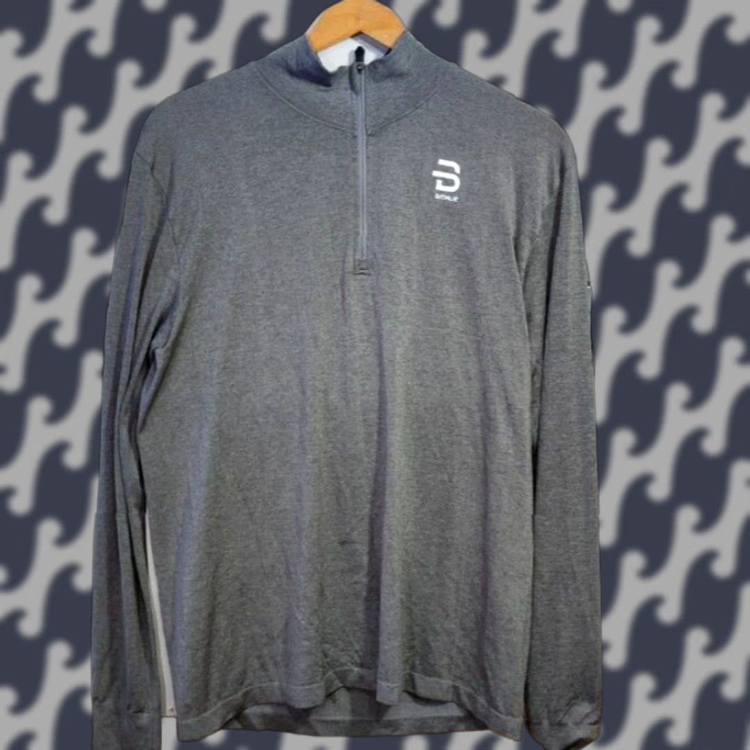 Layer 8 Bjorn Daehlie Mens Base Layer Shirt Large Outdoor Thermal 1/4 Zip Gray Size US L / EU 52-54 / 3 - 1 Thumbnail