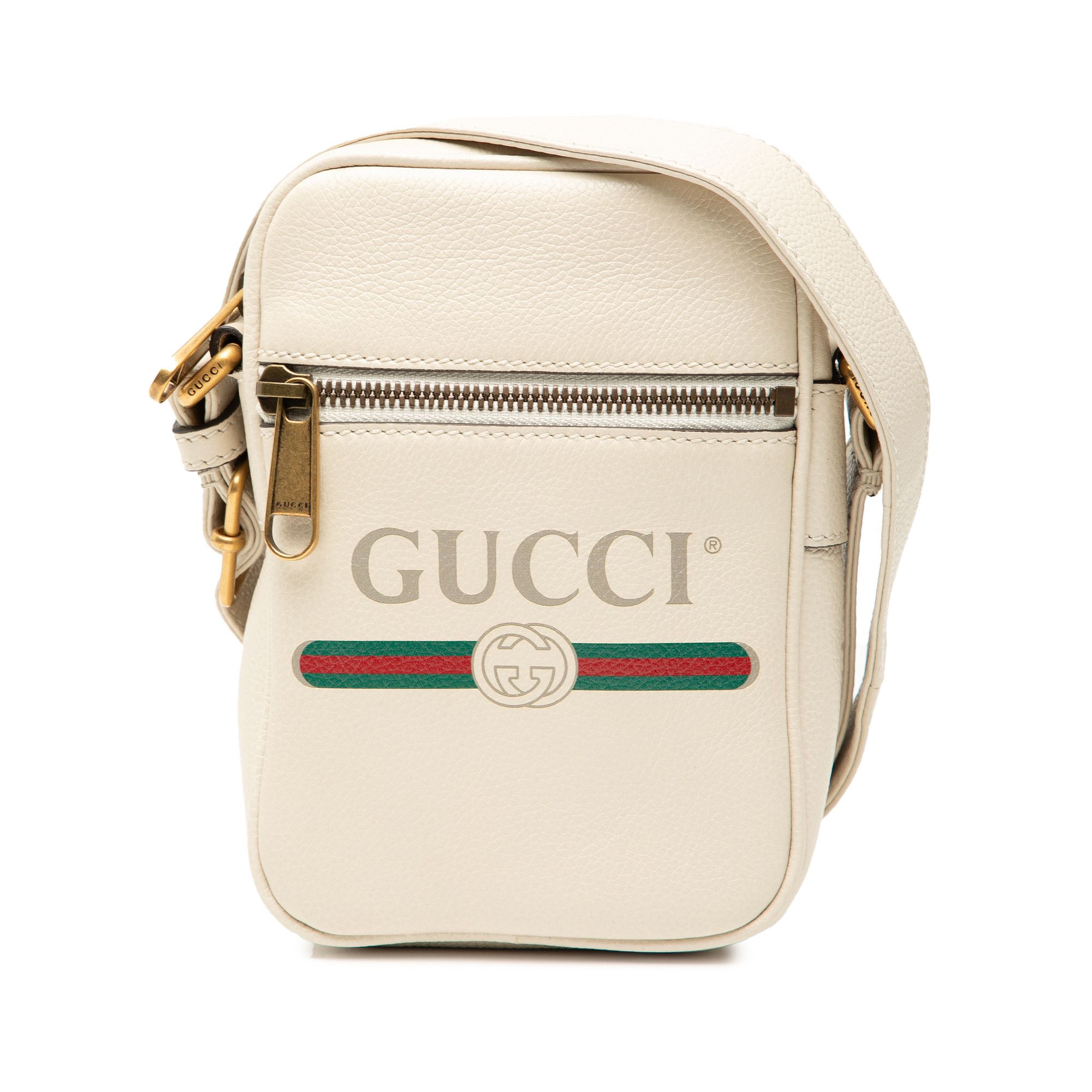 Gucci Gucci Mini Grained Calfskin Logo Crossbody Size ONE SIZE - 1 Thumbnail