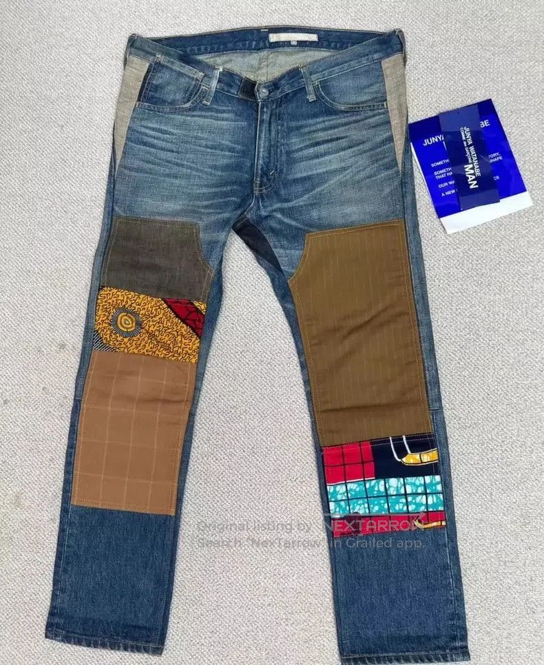 Junya Watanabe Junya Watanabe Patchwork Denim Jeans. Size US 28 / EU 44 - 1 Thumbnail