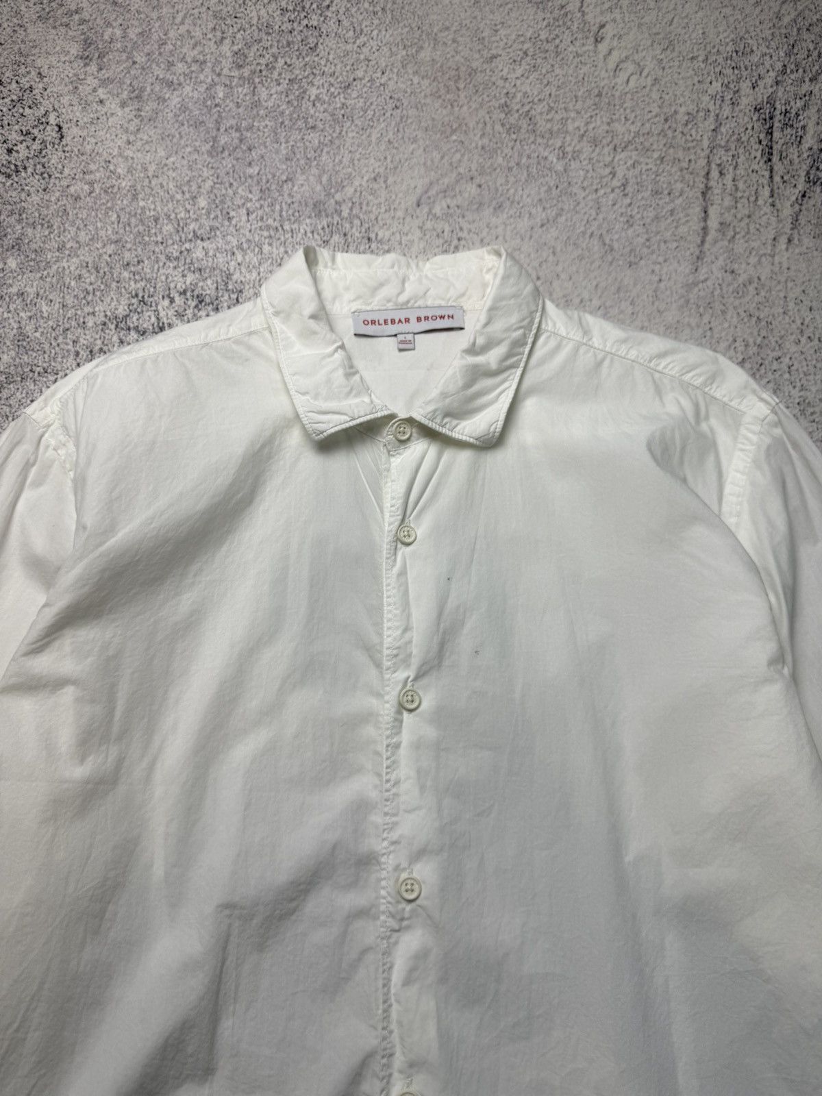 Orlebar Brown Orlebar Brown White Shirt Old Money Size US L / EU 52-54 / 3 - 5 Thumbnail