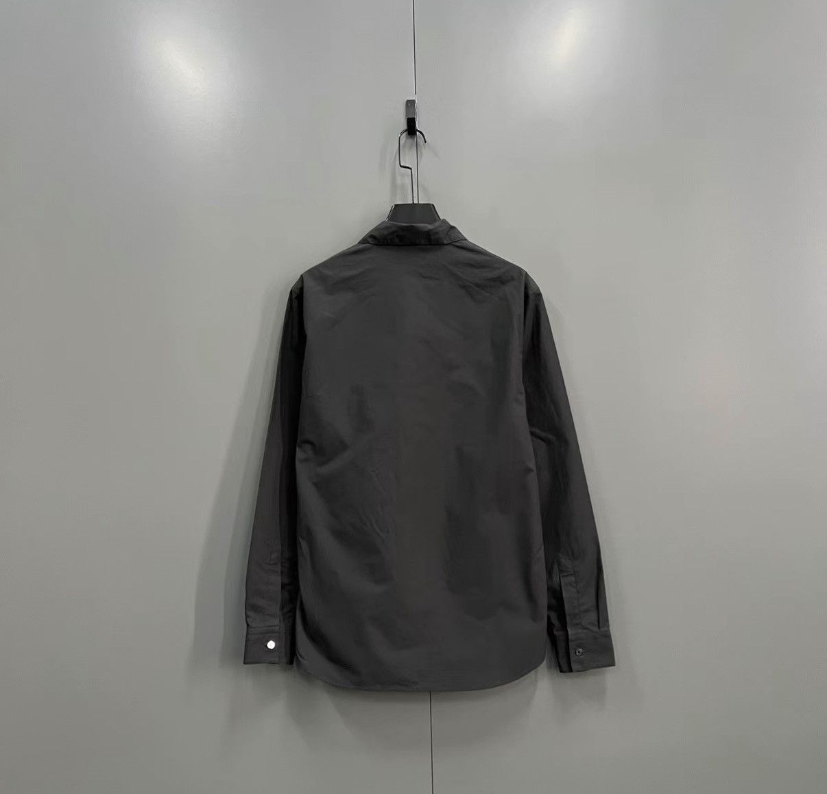 Hermes Hermès Charcoal Grey Long-Sleeve Shirt J41 Size US L / EU 52-54 / 3 - 2 Thumbnail